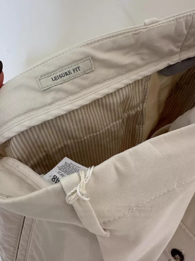 Brunello Cucinelli Brunello Cucinelli Men's Drawstring Ankle Zip Cargo Pants Size US 32 / EU 48 - 4 Thumbnail