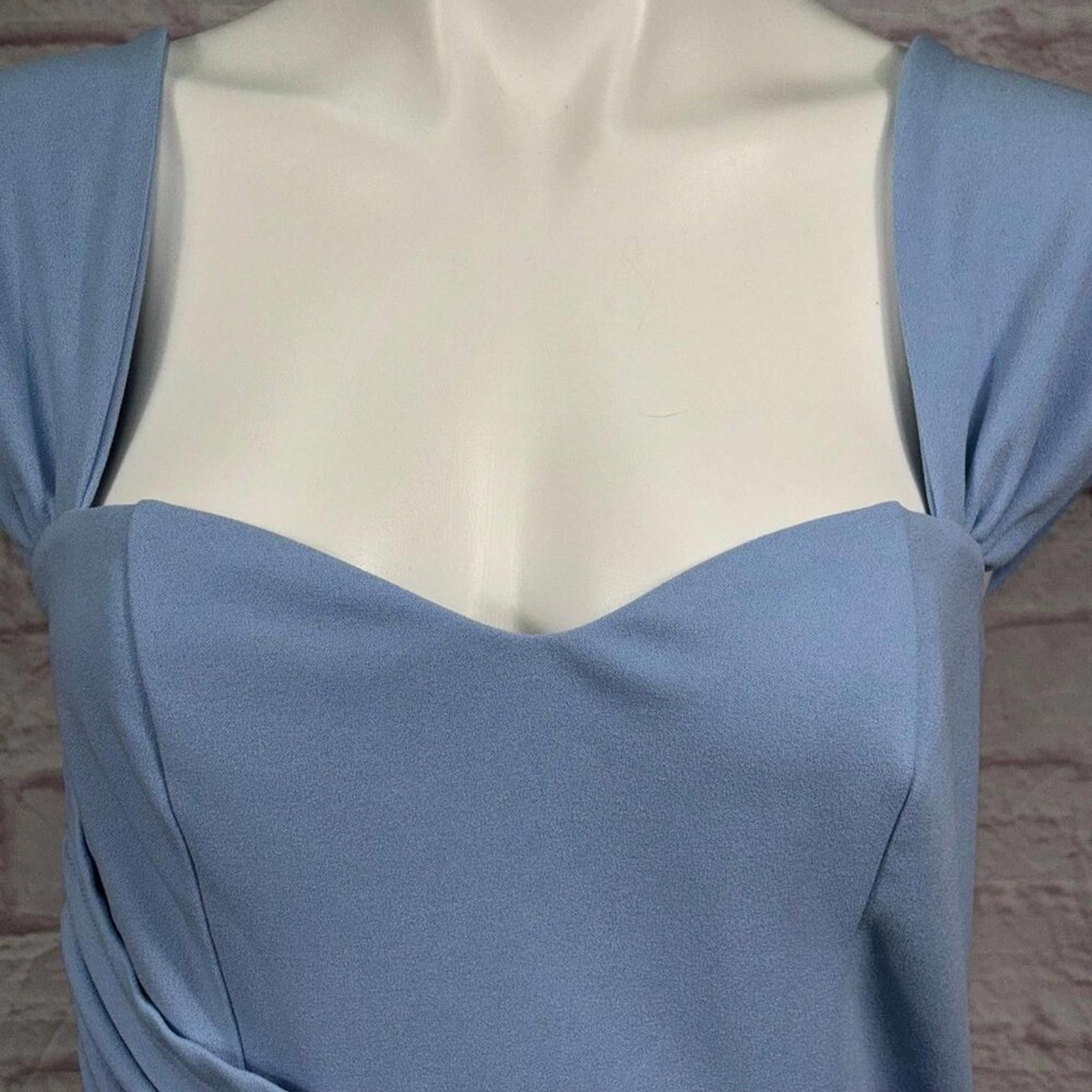 Cyderhouse Cider Satin Sweetheart Runched Split Maxi Dress Size Medium Size M / US 6-8 / IT 42-44 - 9 Thumbnail