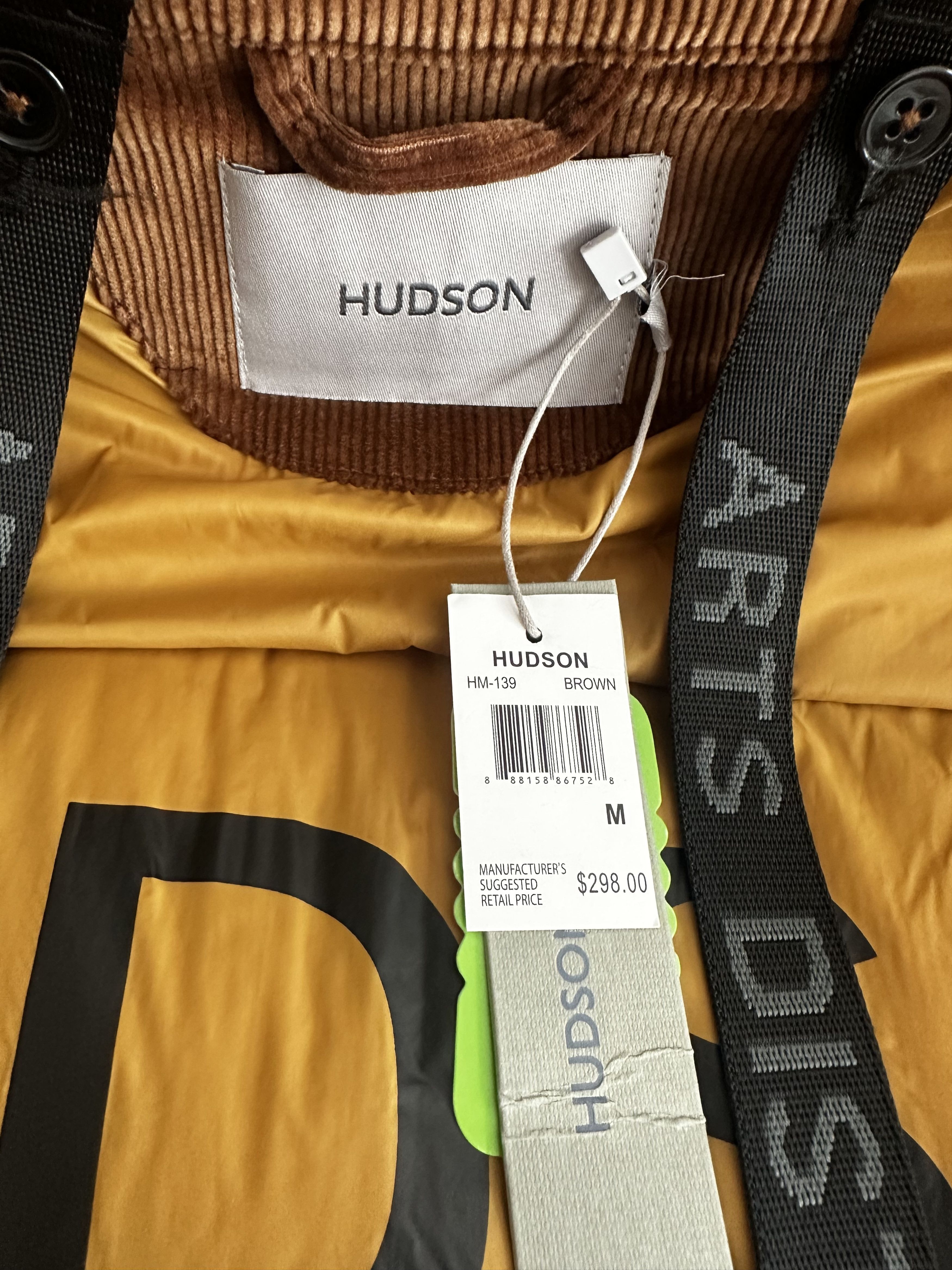 Hudson Hudson Corduroy Puffer Jacket Size US M / EU 48-50 / 2 - 5 Thumbnail