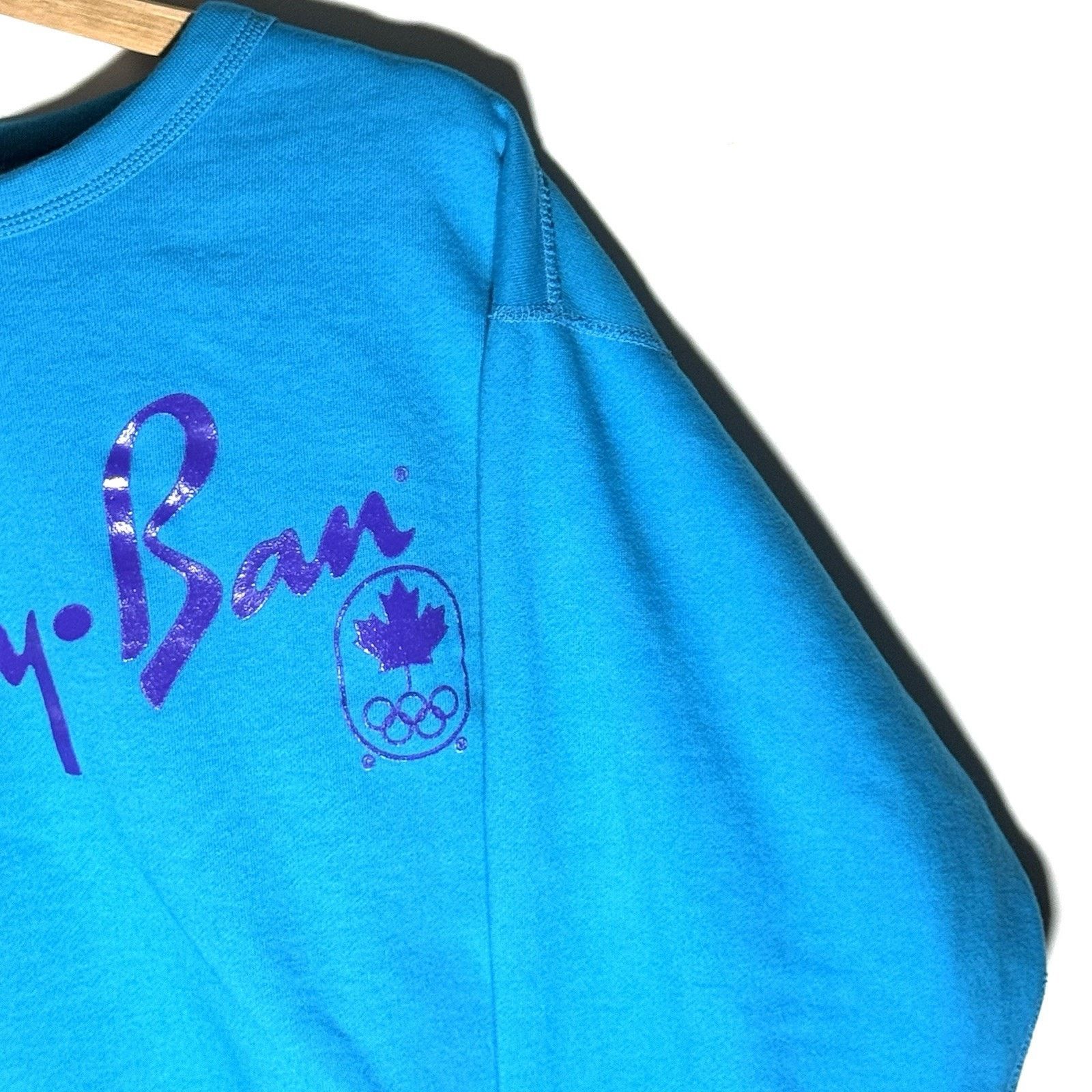 Vintage VTG Rayban Olympics Crewneck Sweatshirt Pullover Size XL Size US XL / EU 56 / 4 - 6 Thumbnail