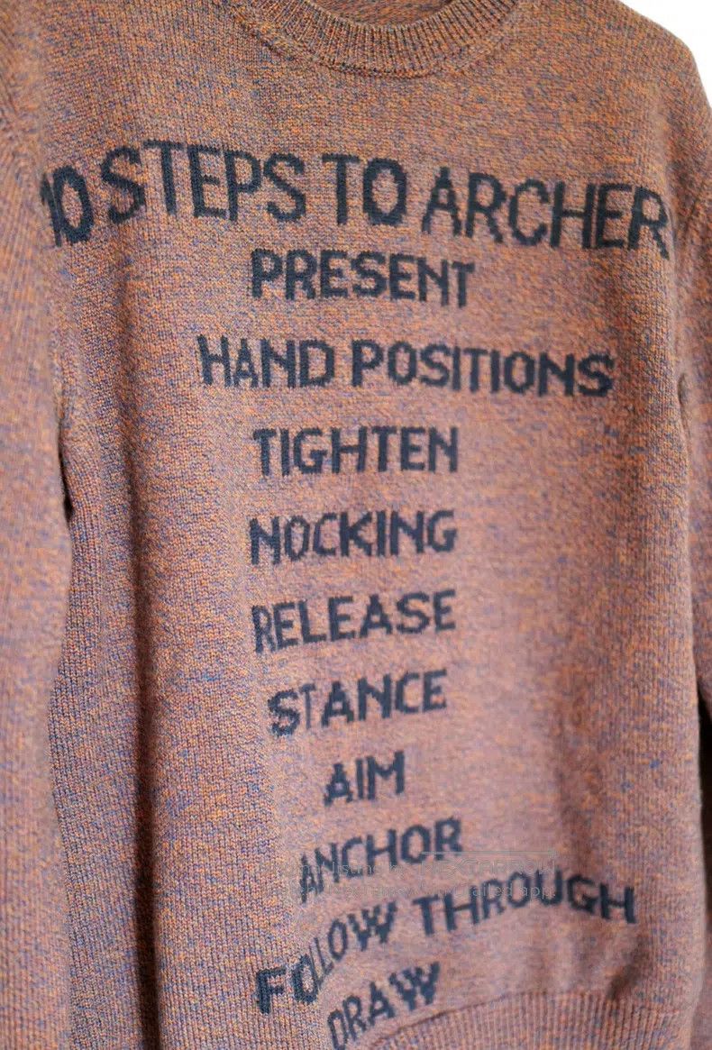 Raf Simons Raf simons Berry-coloured English sweater Size US S / EU 44-46 / 1 - 5 Thumbnail