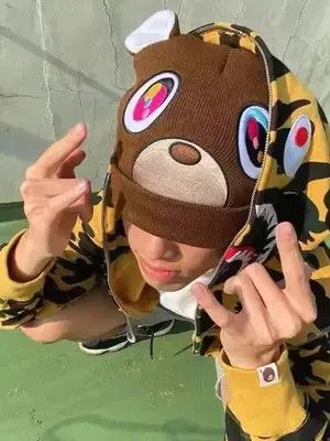 Other Custom Brown Inspired by College Graduation Bear Beanie Hat Size ONE SIZE - 3 Thumbnail