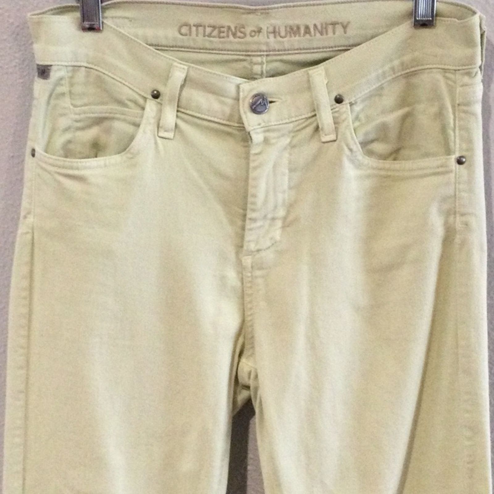 Citizens Of Humanity Citizens of Humanity Jerome Dahan Pale Green Skinny Pant 26 Size 26" / US 2 / IT 38 - 2 Thumbnail