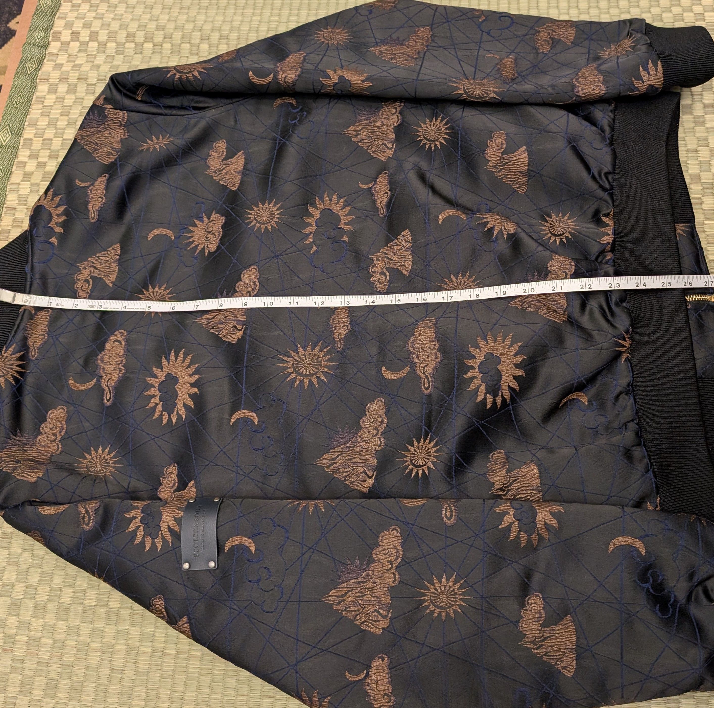 Scotch & Soda Scotch & Soda Amsterdam Jacquard Bomber Jacket Moon Stars Size US M / EU 48-50 / 2 - 6 Thumbnail