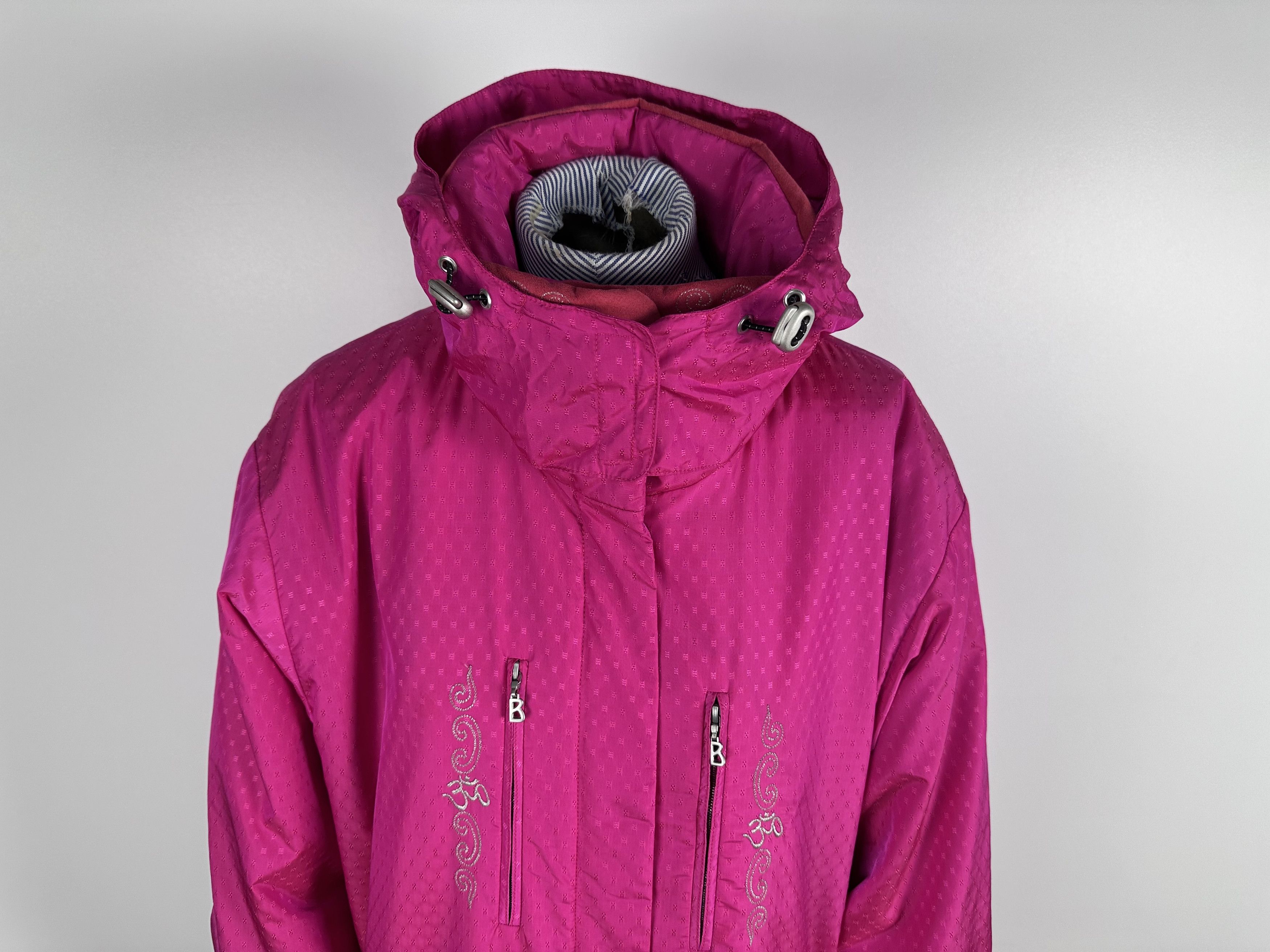 Bogner Bogner Vintage Ski Jacket India Embroidered Pink Womens Size L / US 10 / IT 46 - 5 Thumbnail