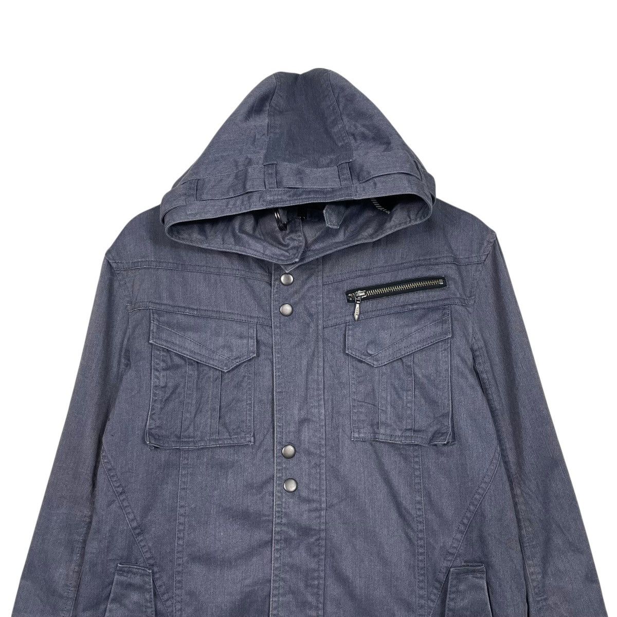 Michel Klein Michel Klein Hooded Multipocket Jacket Size US M / EU 48-50 / 2 - 2 Thumbnail