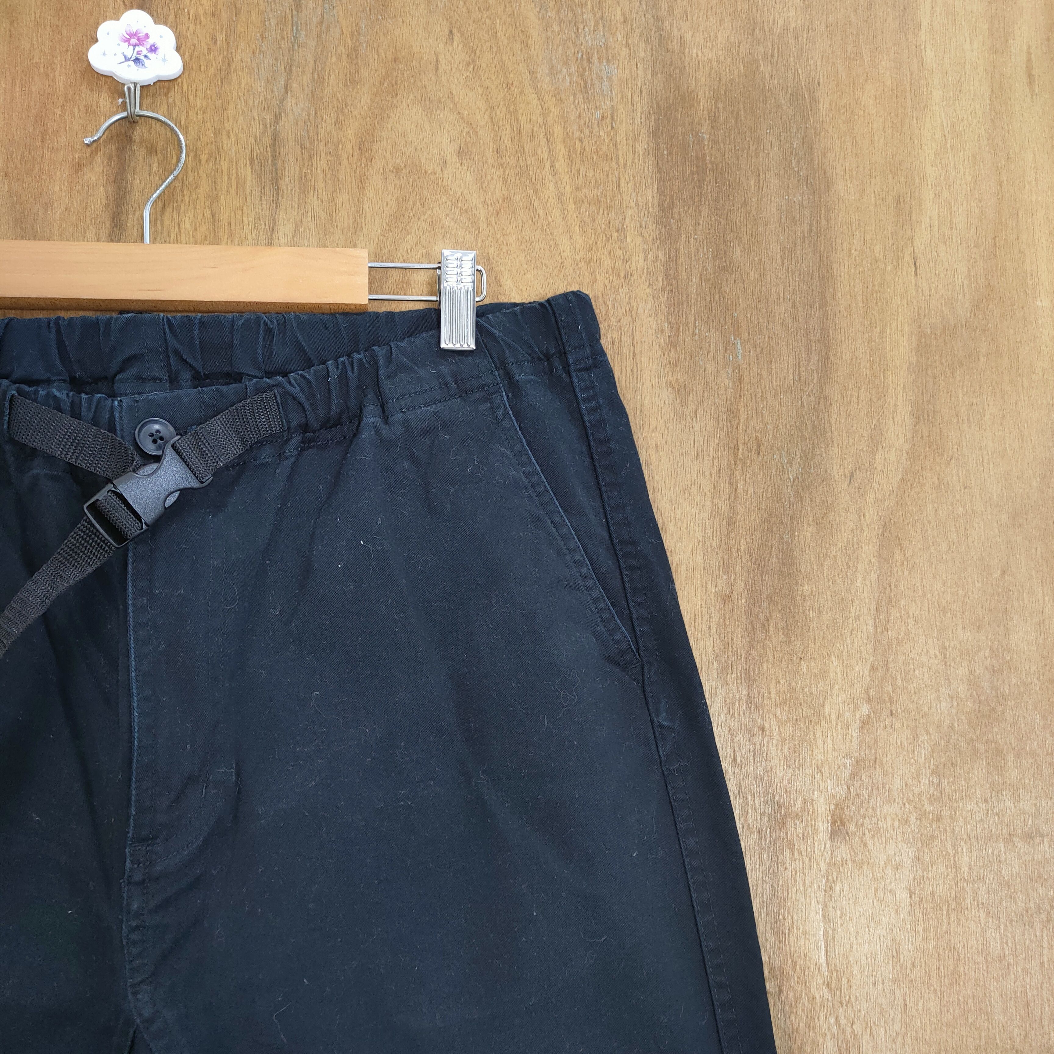 All Blacks × Japanese Brand CAM7 BUCKLE BLACK CARGO PANTS Size US 34 / EU 50 - 5 Thumbnail