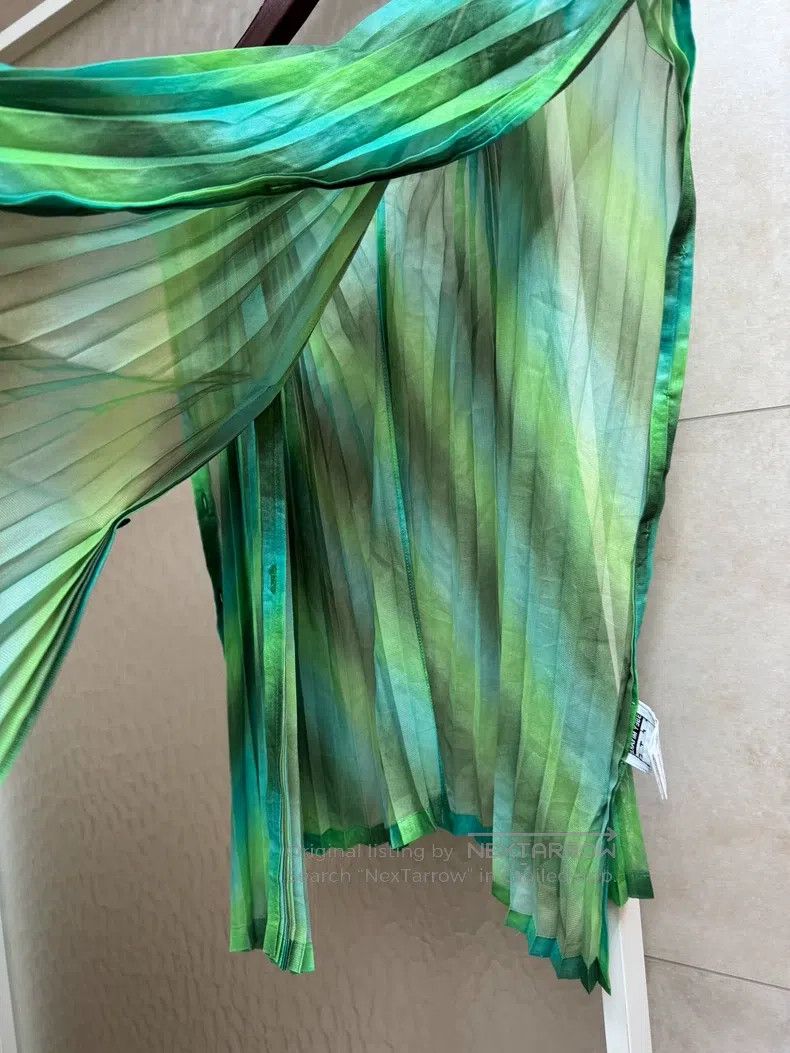Issey Miyake Issey Miyake Green Tank Top Size M / US 6-8 / IT 42-44 - 3 Thumbnail