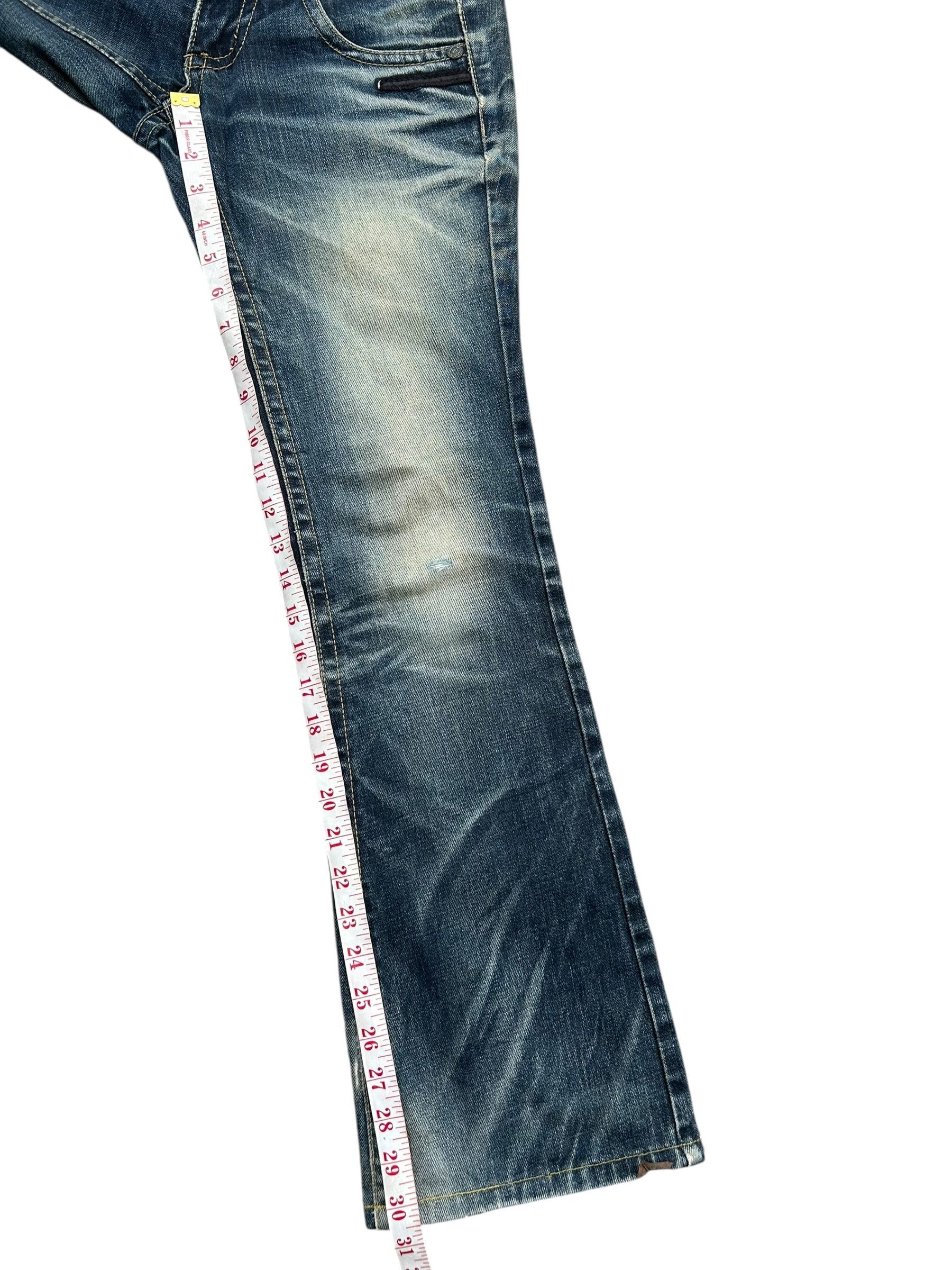 Japanese Brand × Kapital × Vintage Flare Lolita Male Japanese Punk Bondage Denim Jeans Size US 29 - 21 Thumbnail