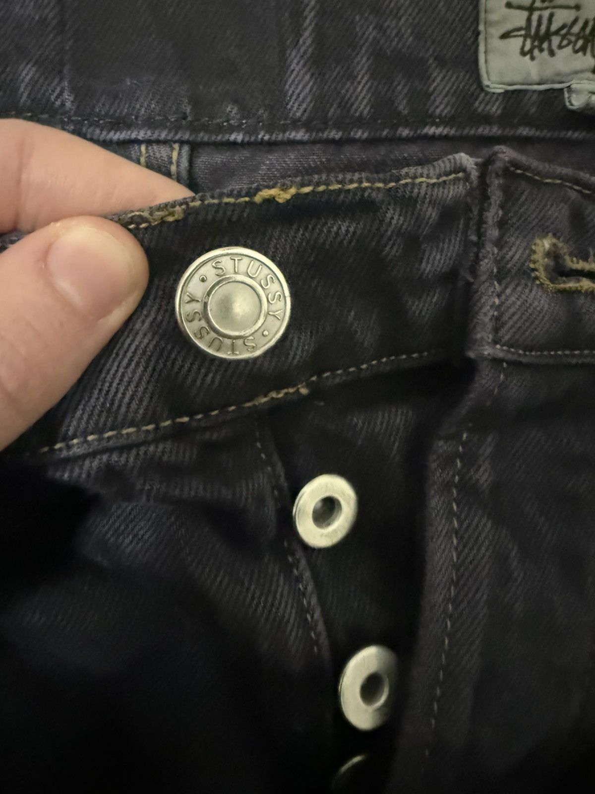 Stussy SIZE 30 BIG OL’ JEAN DENIM Nightshade Size US 30 / EU 46 - 7 Thumbnail
