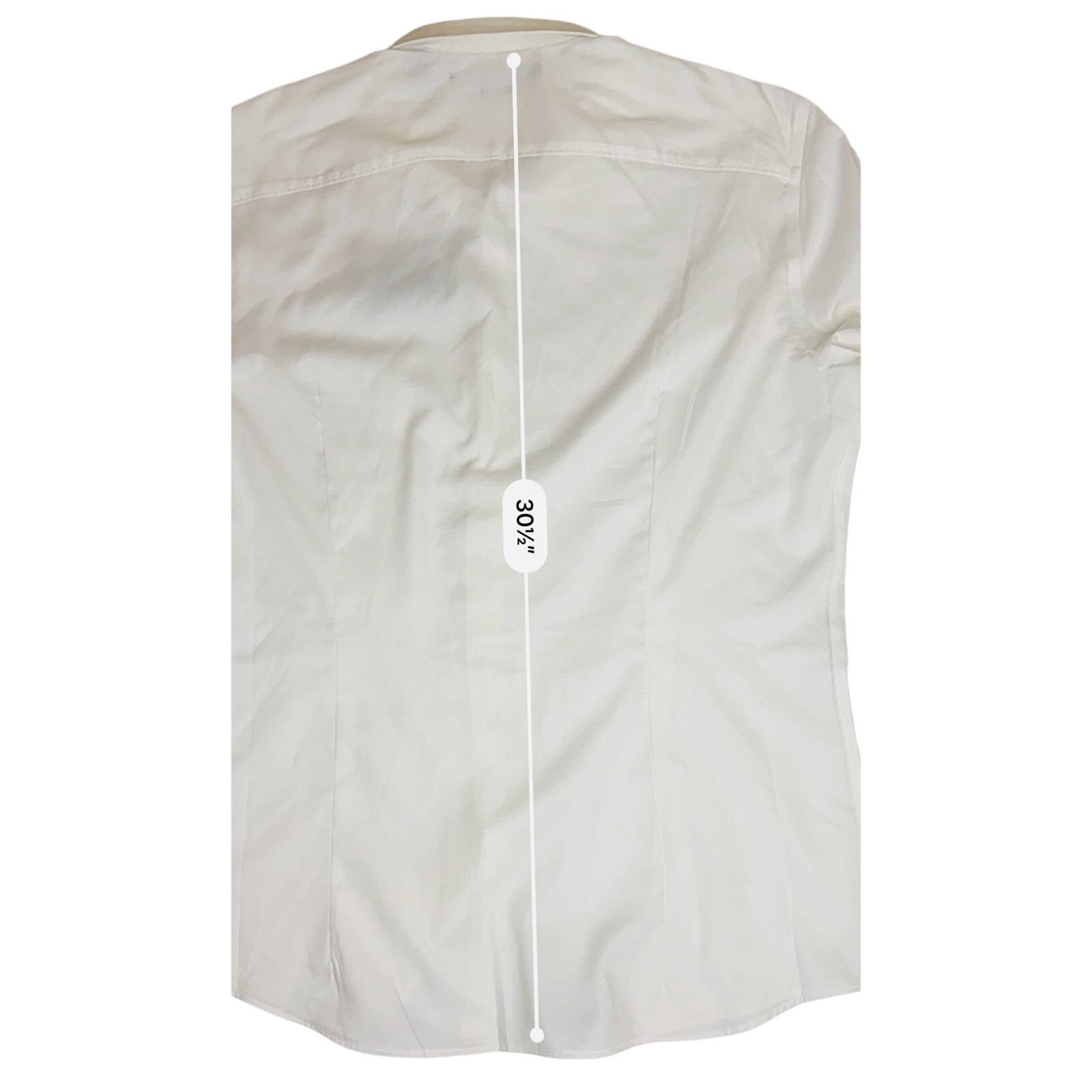 Perry Ellis Perry Ellis Slim Fit Party Wedding White Button Up Shirt XL Size US XL / EU 56 / 4 - 7 Thumbnail