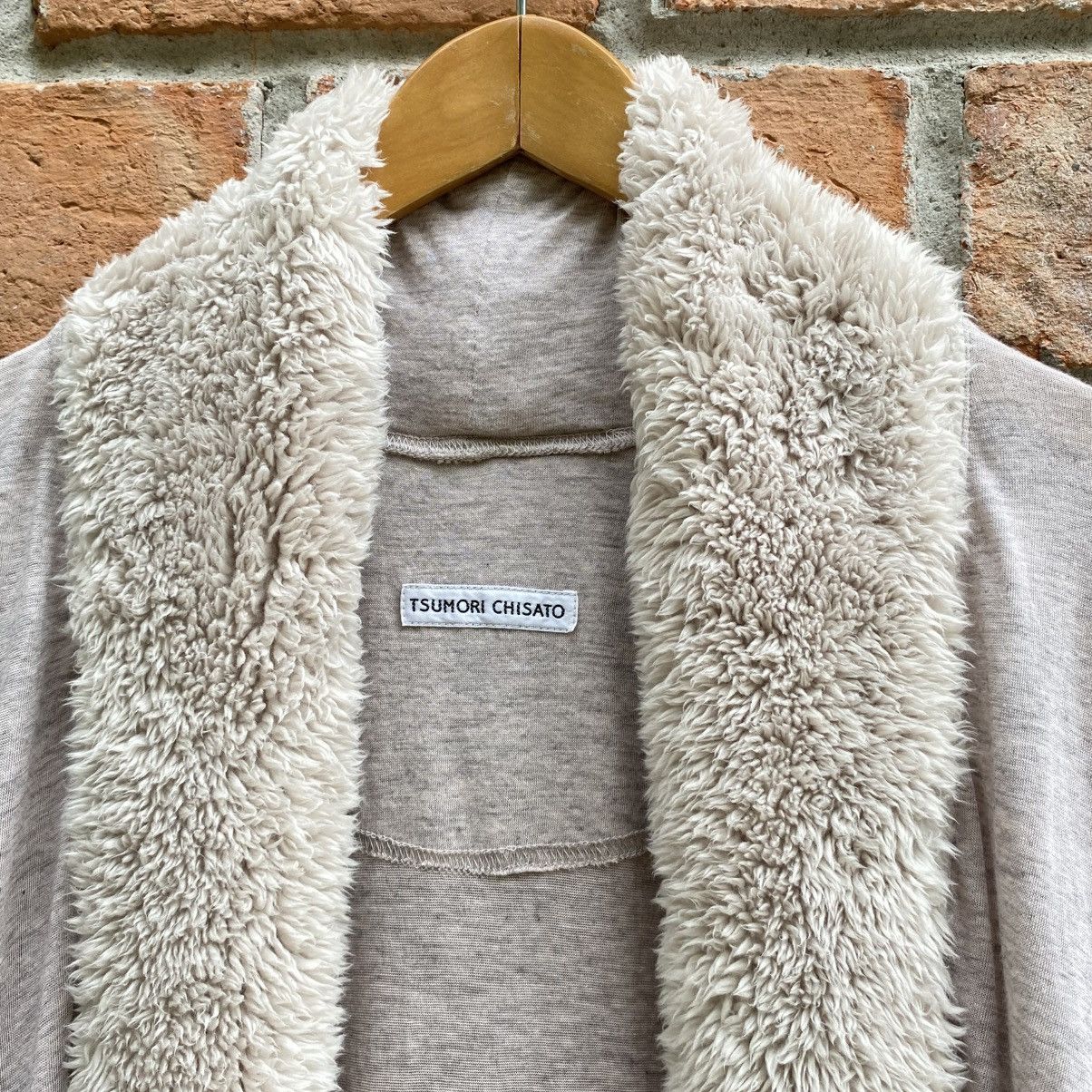 Tsumori Chisato Tsumori Chisato White Fur Collar Cardigan Size XS / US 0-2 / IT 36-38 - 5 Thumbnail