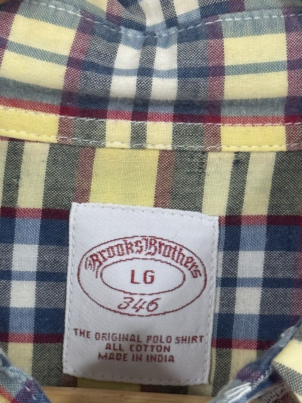 Brooks Brothers Brooks Brothers Plaid Flannel Short Sleeve Shirt Large Size US L / EU 52-54 / 3 - 4 Thumbnail