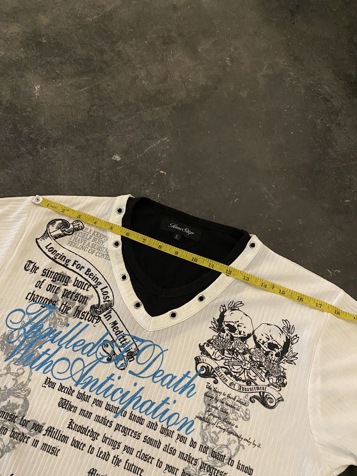 Hysteric Glamour × If Six Was Nine × Le Grande Bleu (L.G.B.) Y2k Time step if6was9 tshirt Size US L / EU 52-54 / 3 - 10 Thumbnail