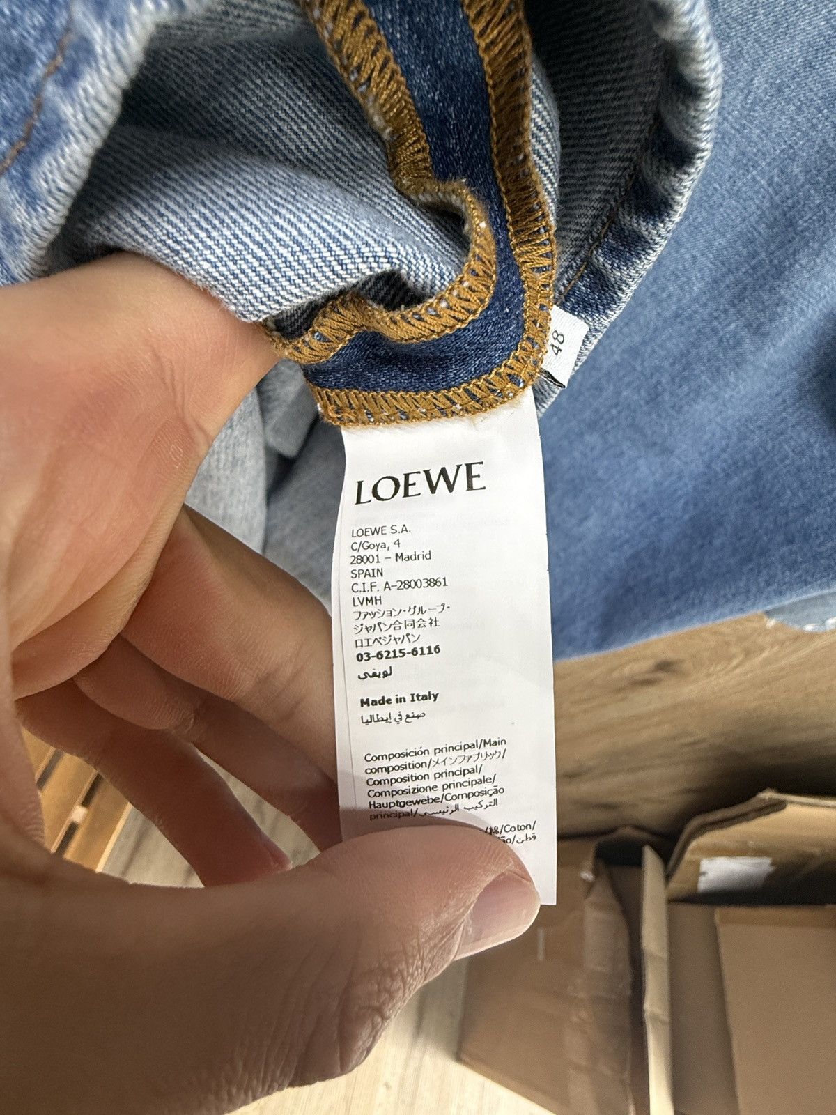 Loewe Loewe Blue Denim Jacket Button Up Size US M / EU 48-50 / 2 - 9 Thumbnail