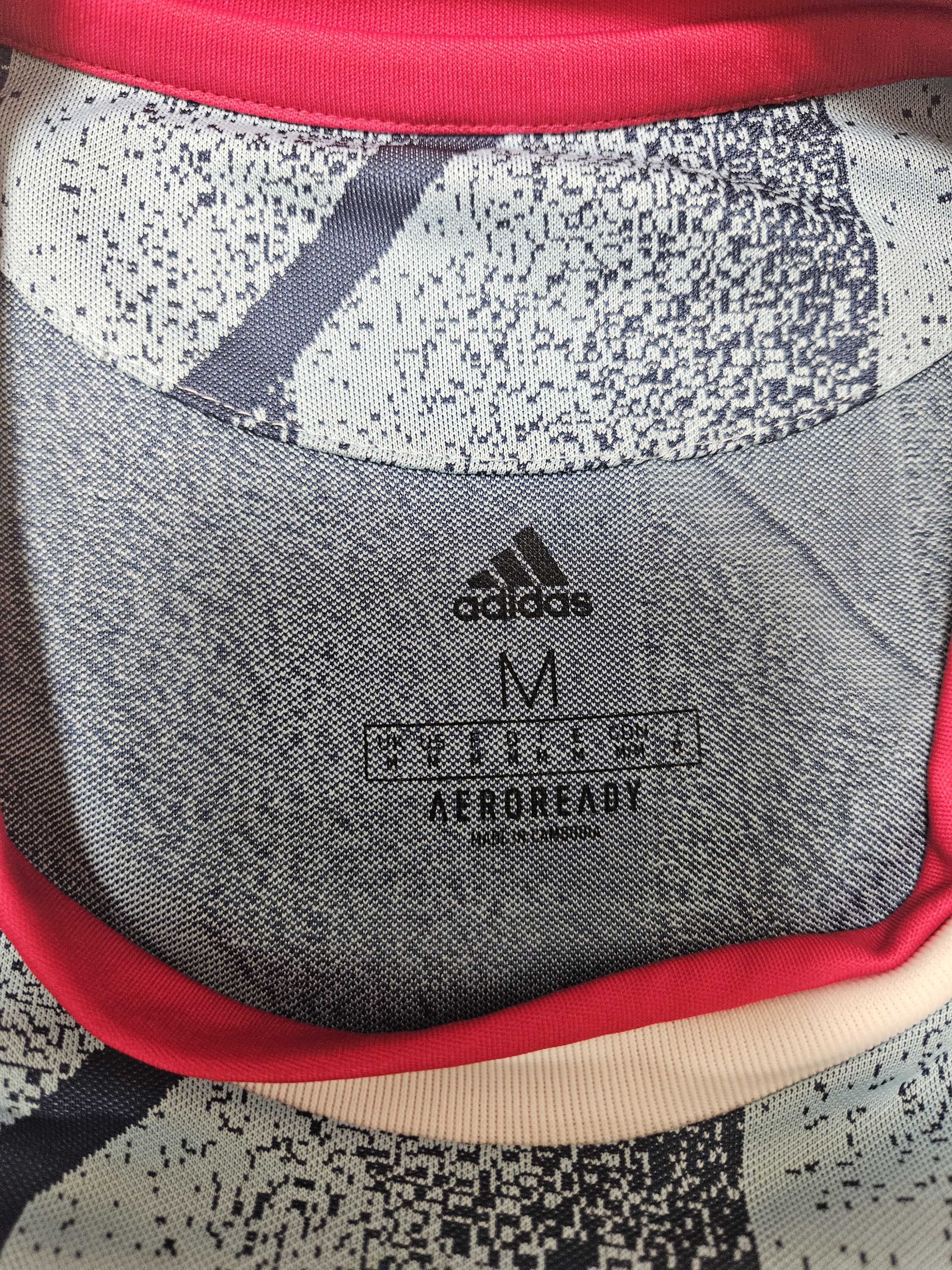 Designer Adidas Aeroready Ajax Shirt Jersey Kit Away Icey Blue Size US M / EU 48-50 / 2 - 8 Thumbnail