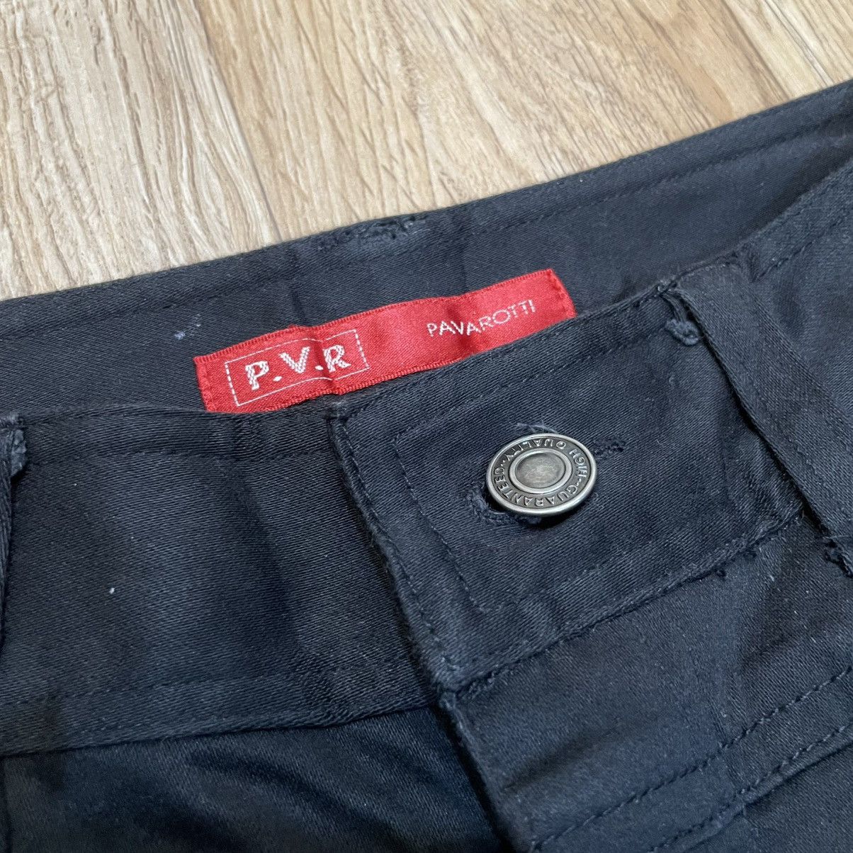 Japanese Brand Japanese Pavarotti Bolan Boot Cut Flared Black Denim Size 26" / US 2 / IT 38 - 3 Thumbnail