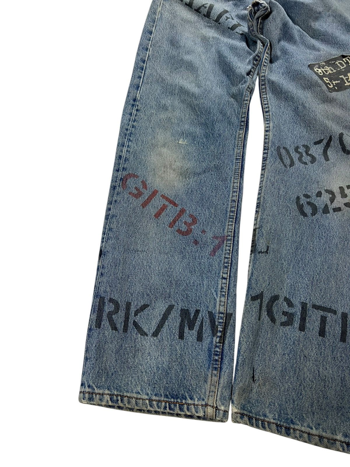 Levi's Vintage 90’s Levis 501 Custom Punk Stone Wash Jean Size US 30 / EU 46 - 3 Thumbnail