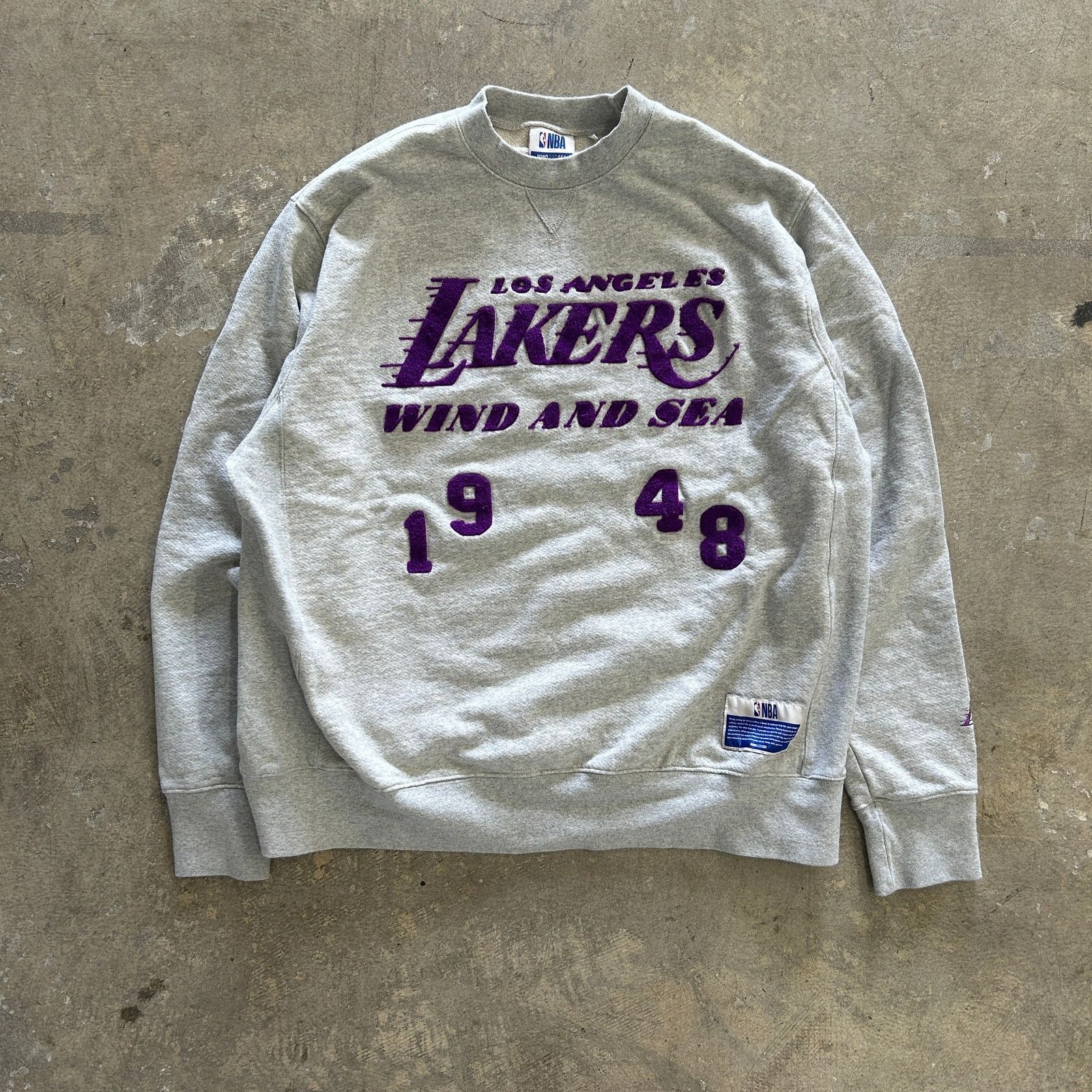 NBA Lakers Wind And Sea Sweatshirt Sz M Size US M / EU 48-50 / 2 - 1 Thumbnail