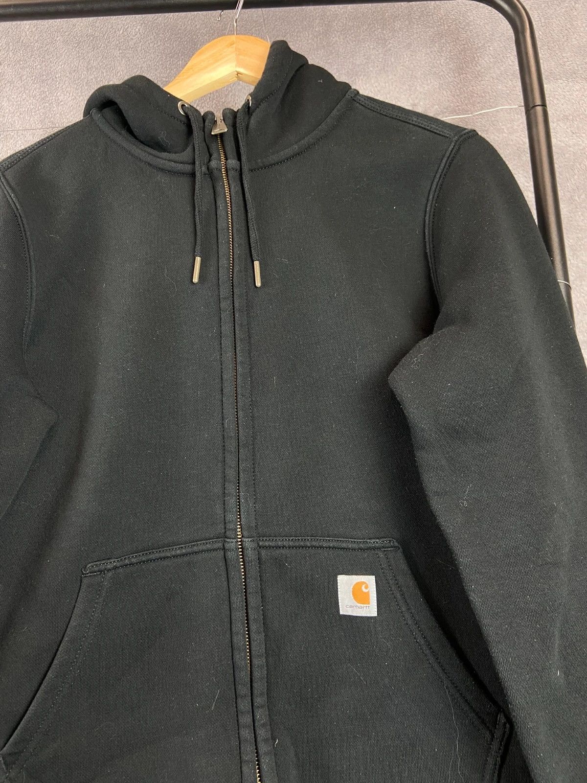 Carhartt Carhartt M Zip Hoodie Vintage Y2K Logo Grey Size US M / EU 48-50 / 2 - 2 Thumbnail
