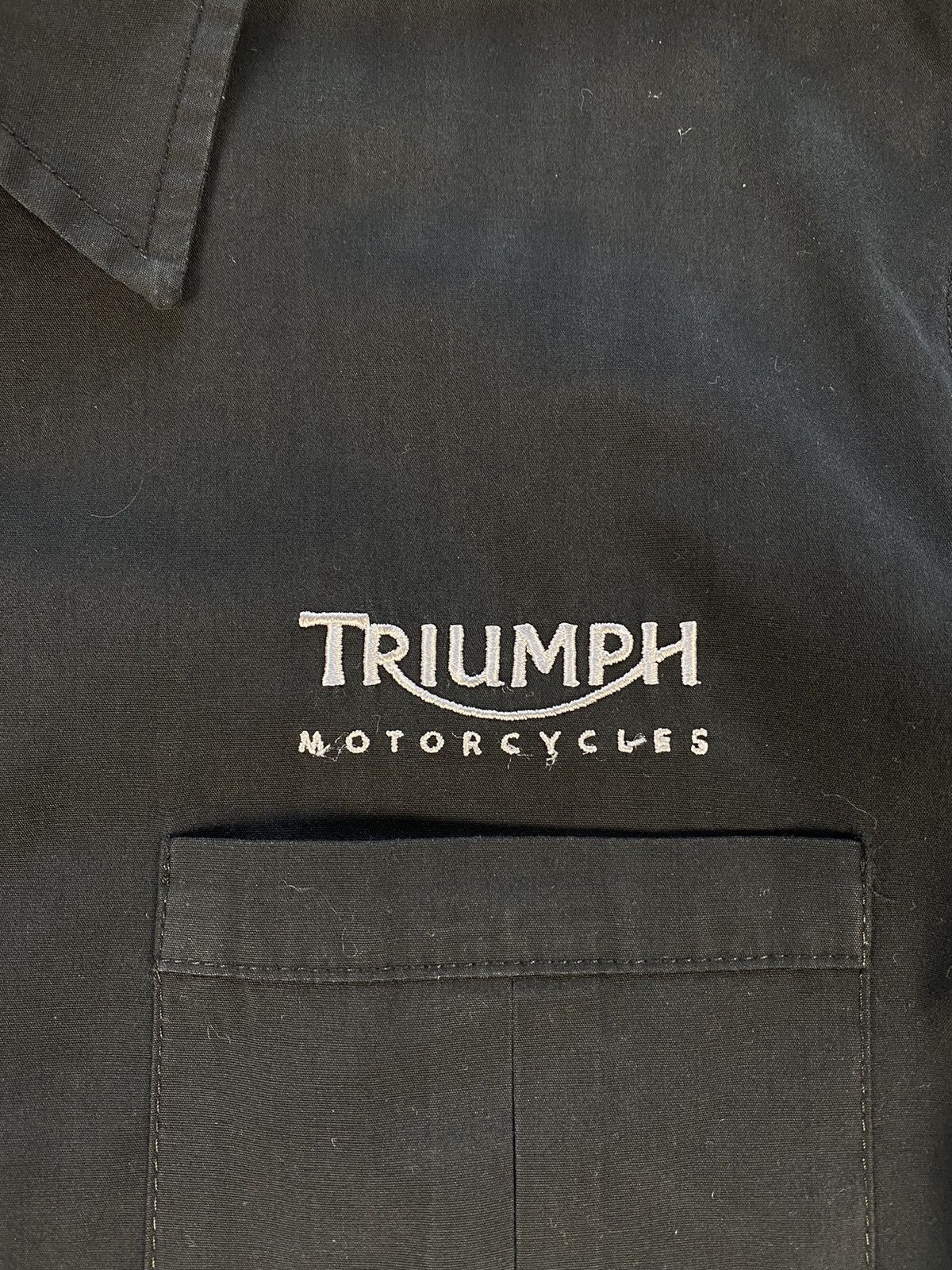 Harley Davidson × Vintage Vintage Y2K Triumph Motorcycles Great Britain UK 90s Size US S / EU 44-46 / 1 - 7 Thumbnail