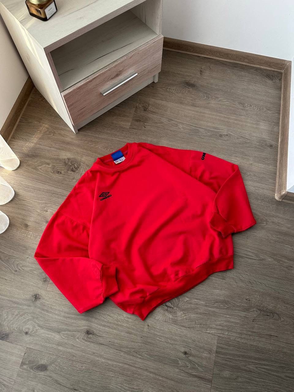 Umbro × Vintage Vintage Umbro Red Sportswear Big Logo Sweatshirt Size US XL / EU 56 / 4 - 9 Thumbnail