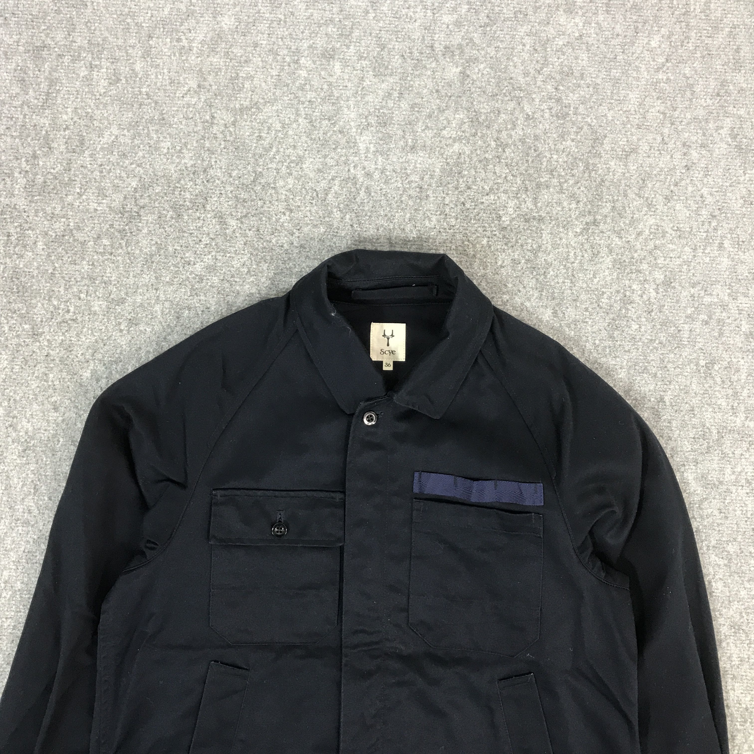 Japanese Brand SCYE MASTRPIECE JAPAN NAVY JACKET Size US L / EU 52-54 / 3 - 3 Thumbnail