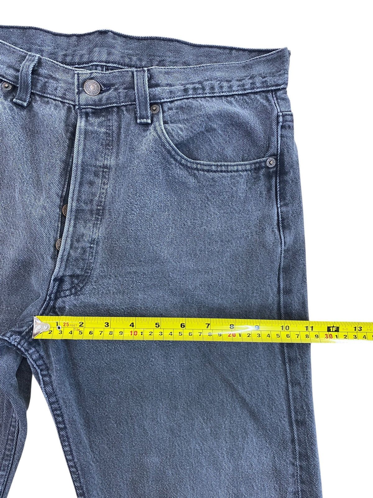 Levi's Levi’s 501 Black Wash Style Loose Jeans Size US 32 / EU 48 - 9 Thumbnail