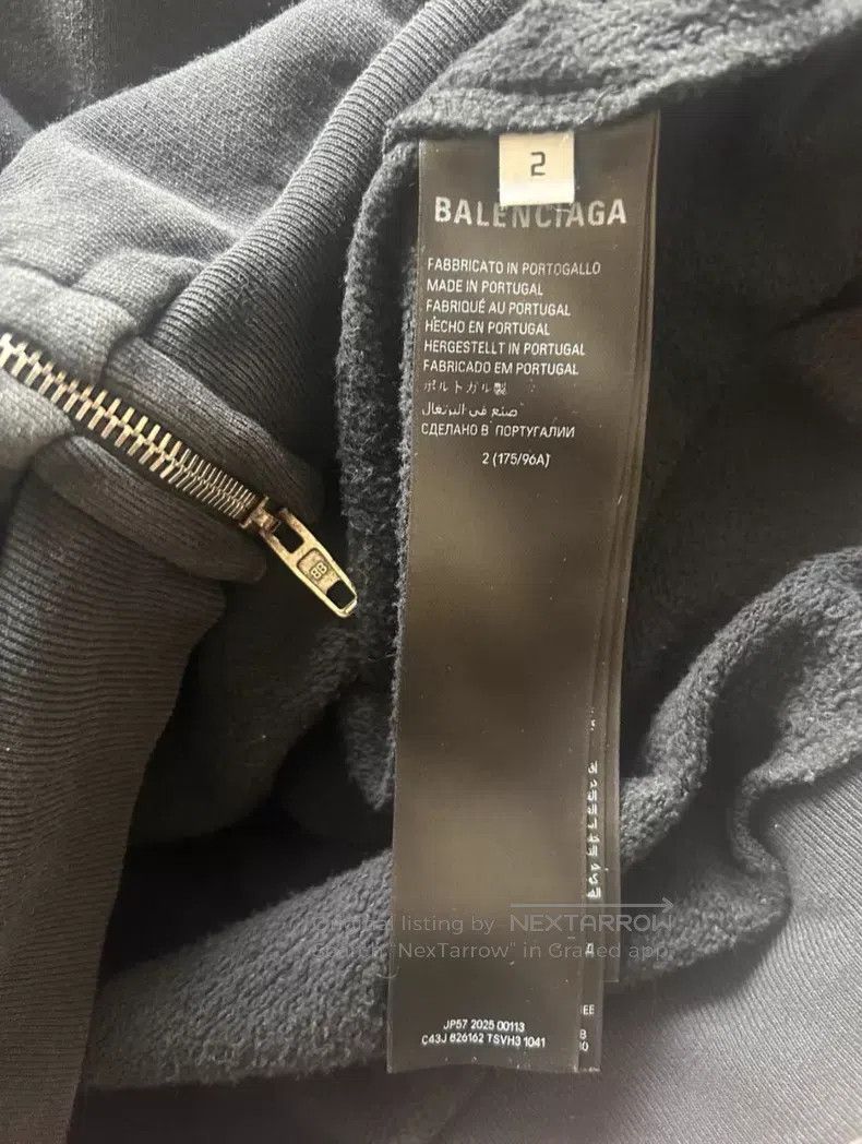 Balenciaga Balenciaga Badge zip-up hoodie Size US M / EU 48-50 / 2 - 4 Thumbnail