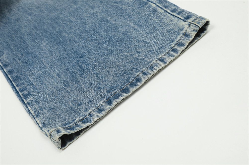 Jean Men's vintage gradient washed distressed scimitar jeans Size US 32 / EU 48 - 6 Thumbnail