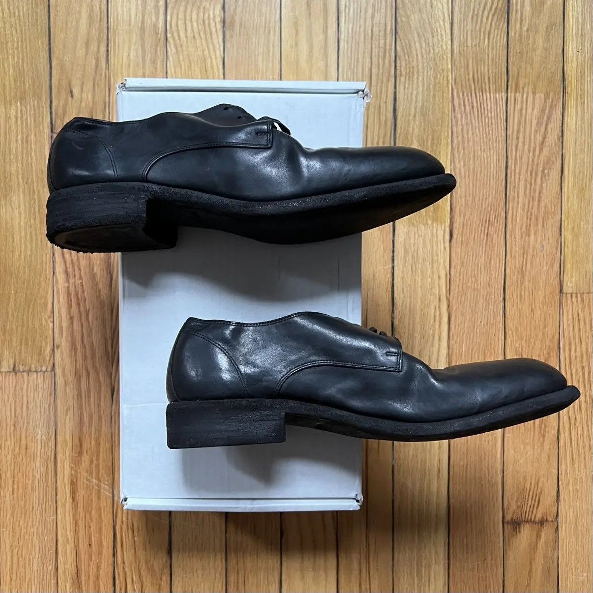 Guidi Guidi 992x Black Horse Full Grain Leather Derby Size US 12 / EU 45 - 3 Thumbnail