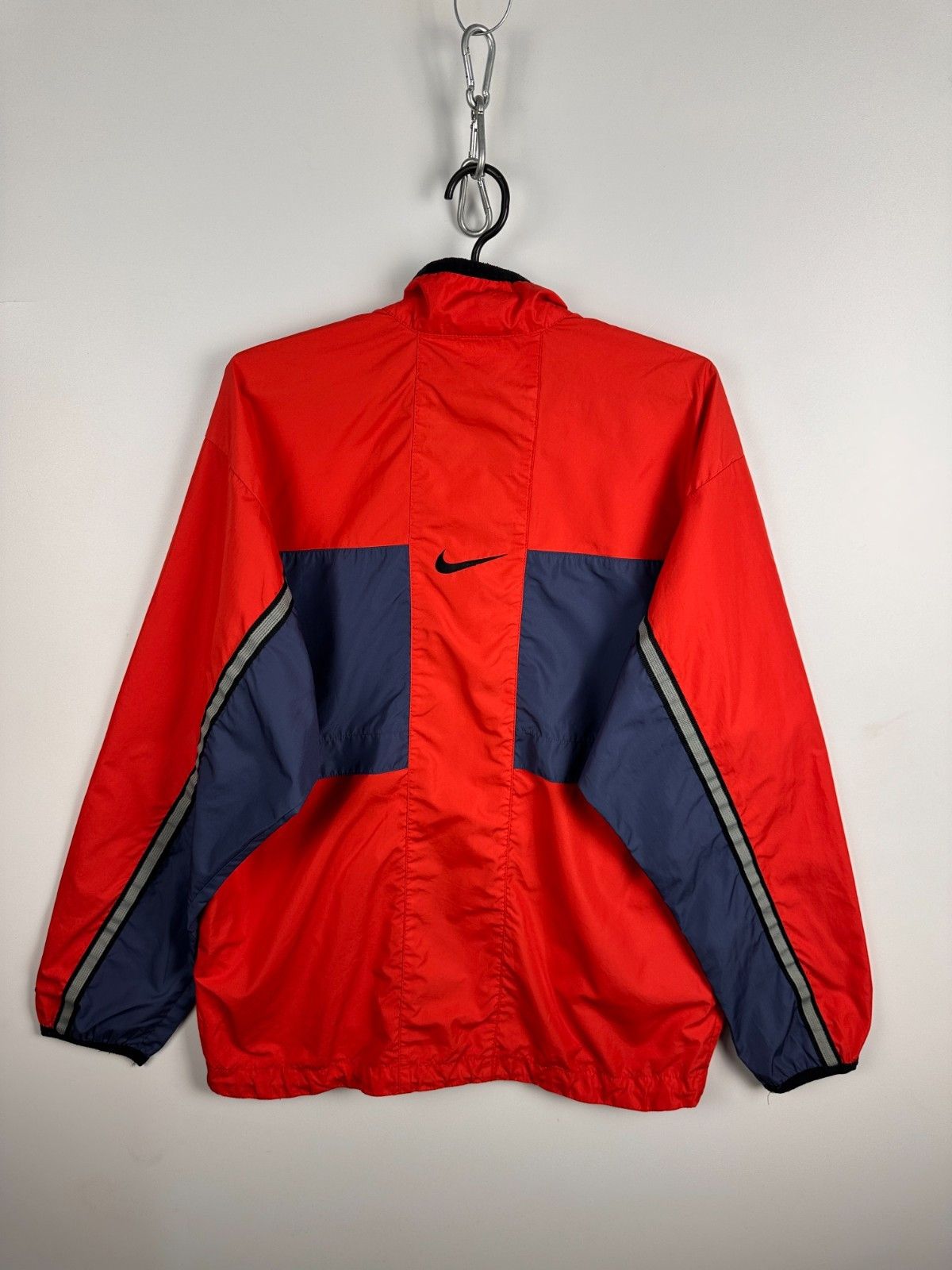 Nike Vintage 90’s Nike Jacket Windbreaker Red Grey Mens Size S Size US S / EU 44-46 / 1 - 6 Thumbnail