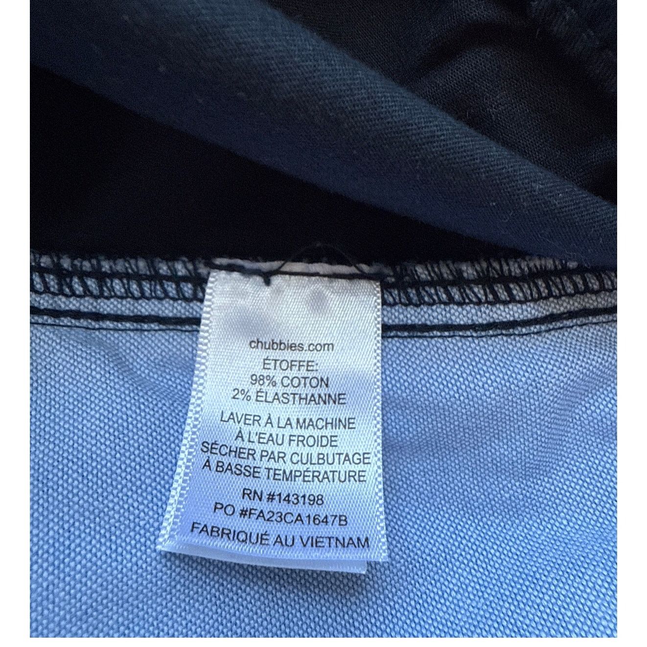 Chubbies Chubbies Classic Chino Shorts in Navy Blue Size XXL Size US 38 / EU 54 - 6 Thumbnail