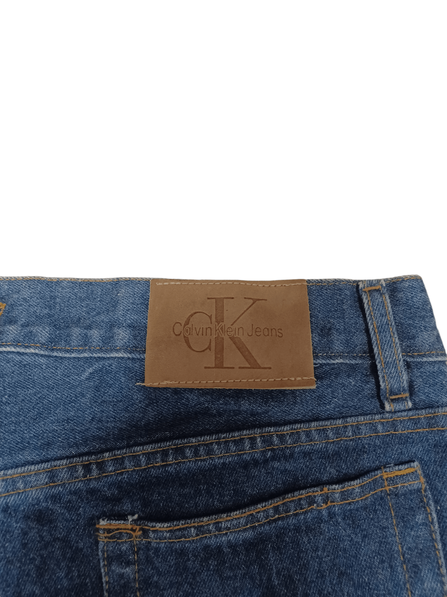 Calvin Klein CALVIN KLEIN VINTAGE 90S HEAVY COTTON BAGGY JEANS DENIM Size US 38 / EU 54 - 5 Thumbnail