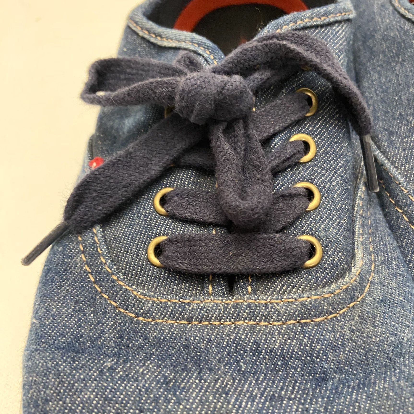Denime Levi's Sneaker Denim Blue Canvas Men 9.5 Size US 9.5 / EU 42-43 - 5 Thumbnail