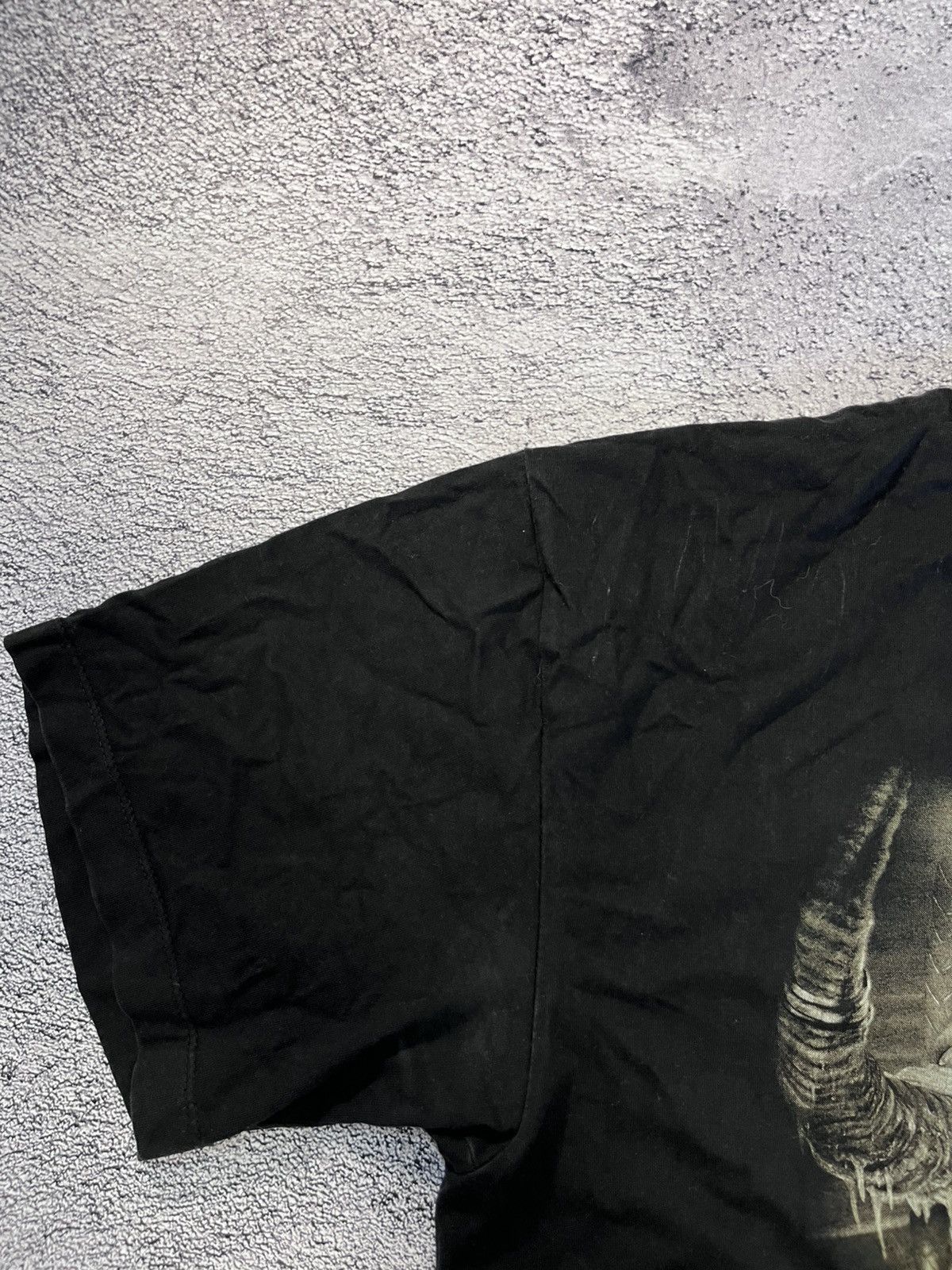 Vintage Rock Chang Grim Reaper Tee Gothic Skull Snake Double Print Size US XL / EU 56 / 4 - 14 Thumbnail