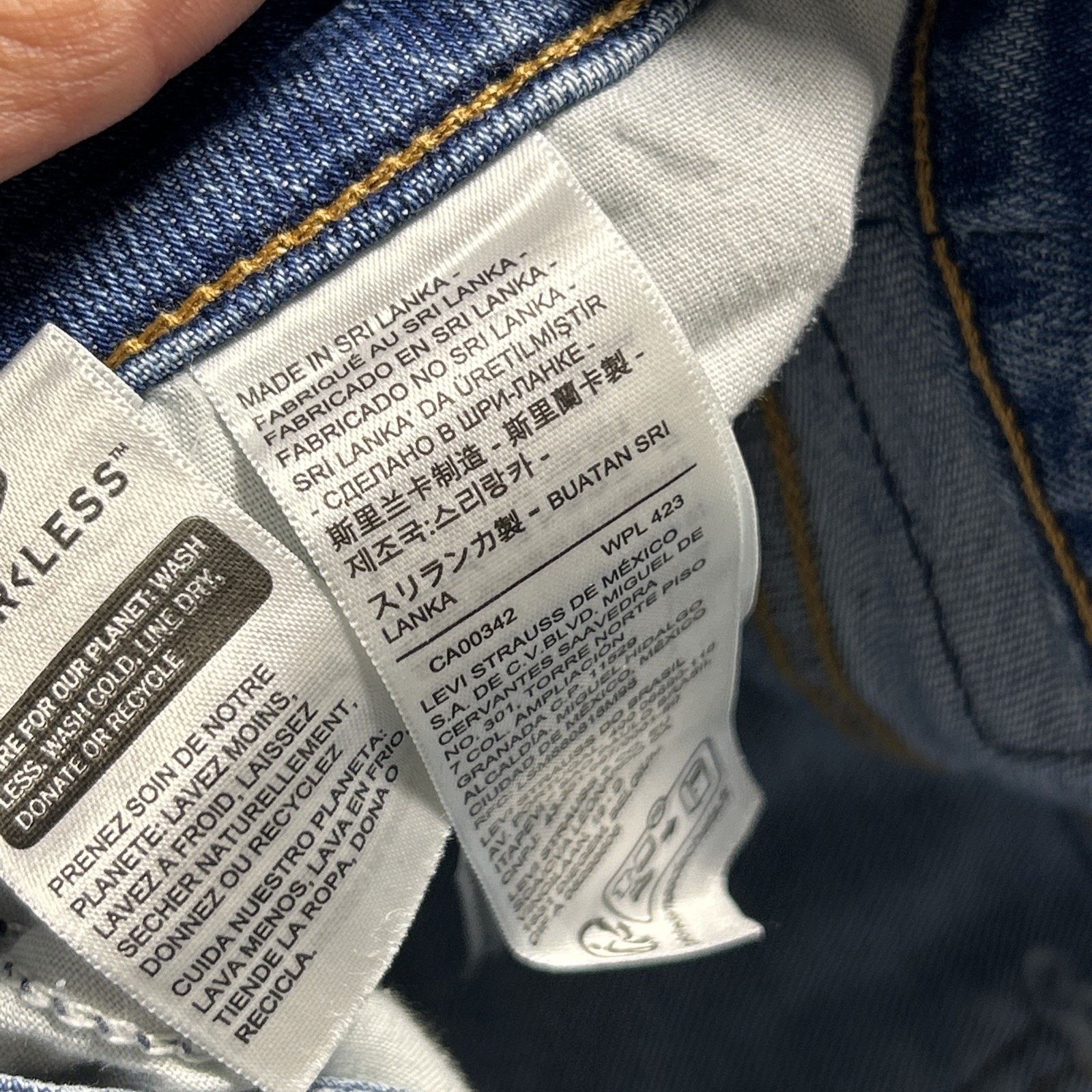 Levi's Levis Beyond Baggy Jeans Womens 31 35x25 Hamilton Wide Loose Size 35" - 10 Thumbnail