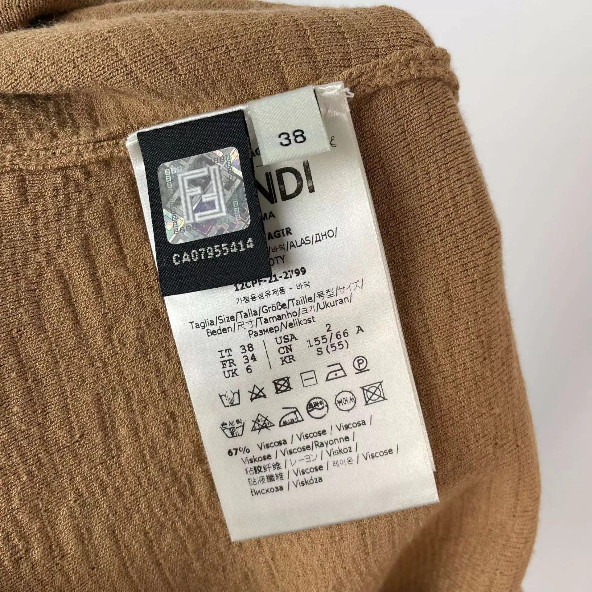 Fendi Fendi brown sweater set Size XS / US 0-2 / IT 36-38 - 7 Thumbnail
