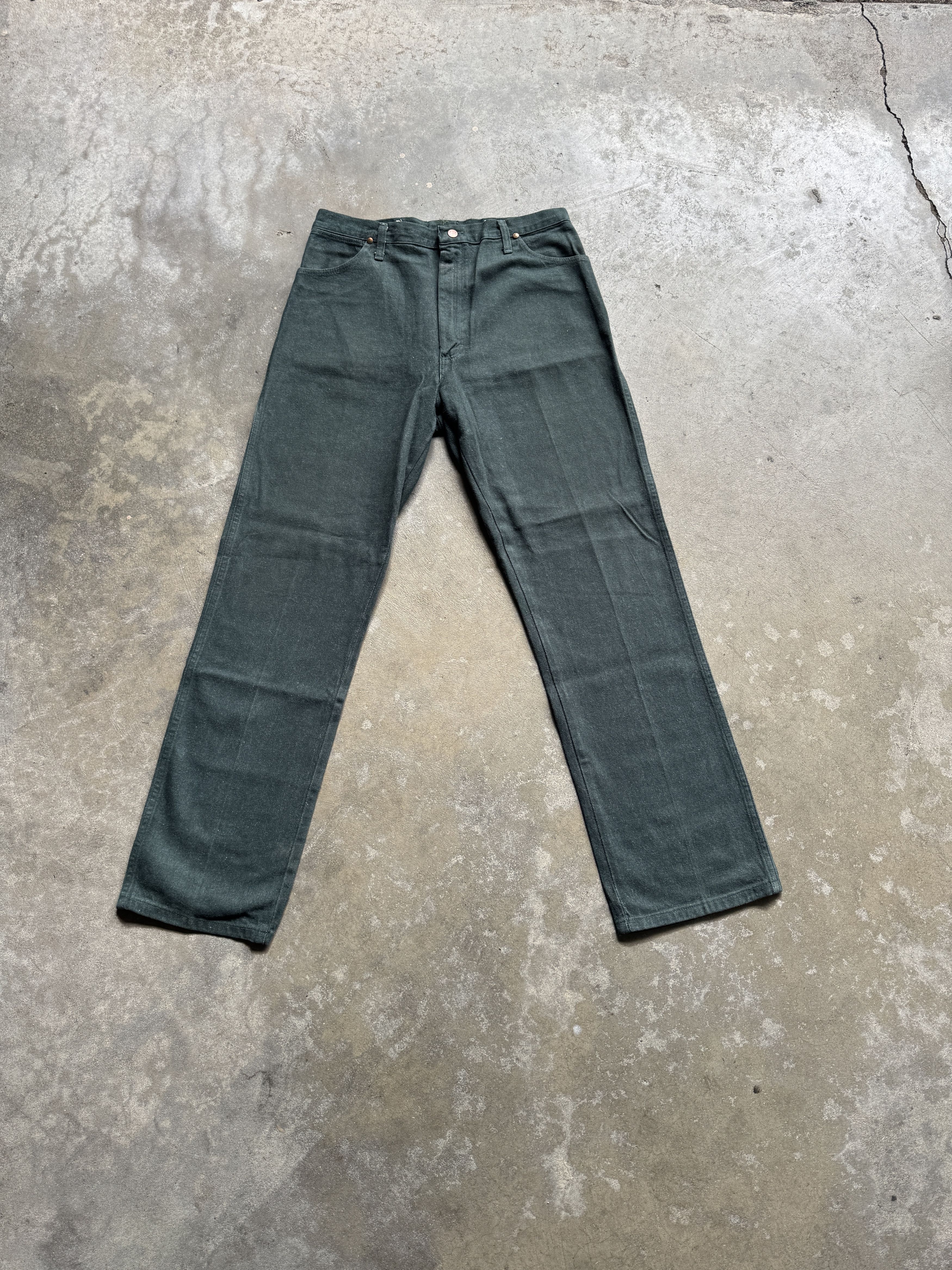 Wrangler 🌲BEAUTIFUL DEEP GREEN VINTAGE WRANGLER - MADE IN USA Size US 34 / EU 50 - 1 Thumbnail