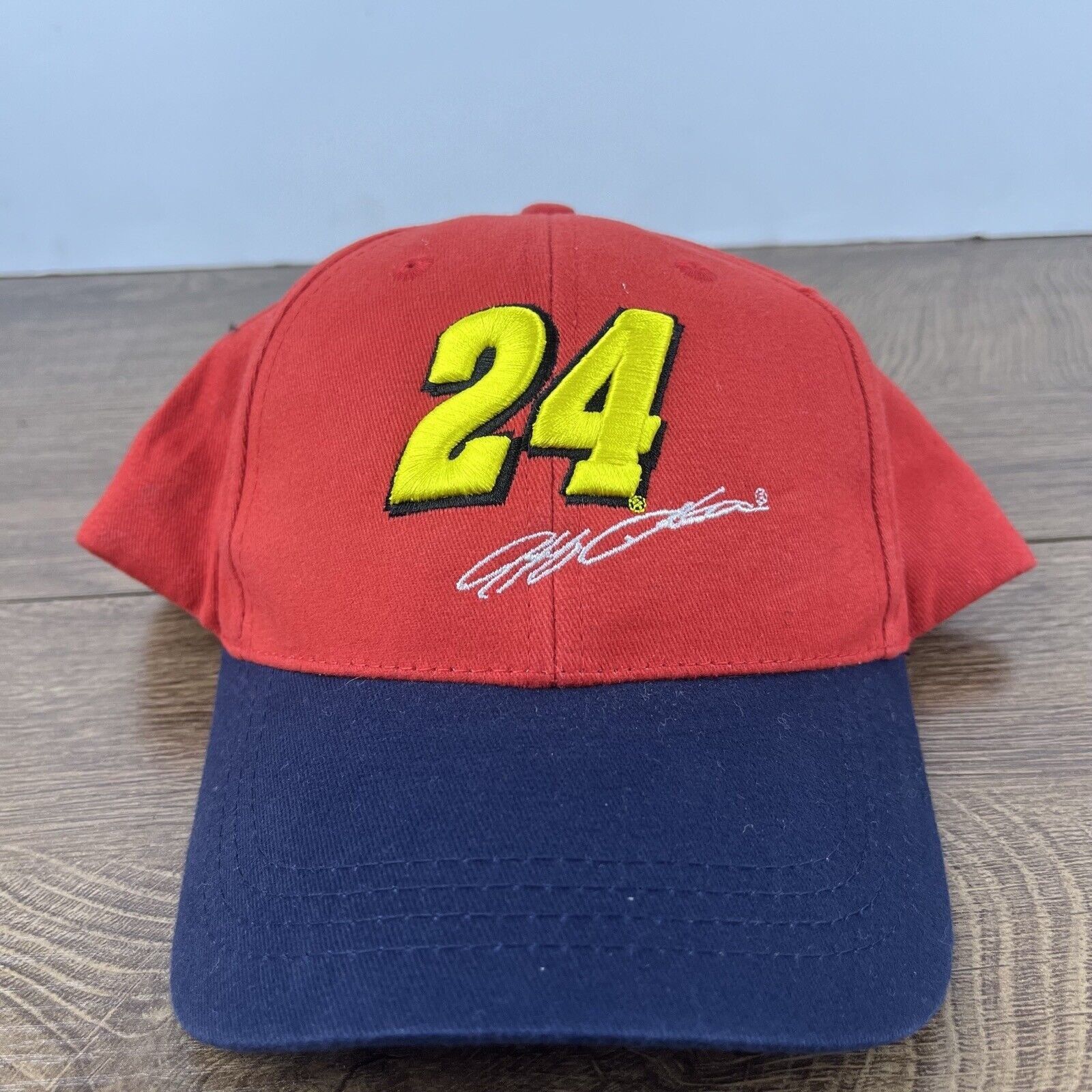Other Jeff Gordon 24 Hat NASCAR Racing Hat Red Hat Adjustable Red Size ONE SIZE - 3 Thumbnail