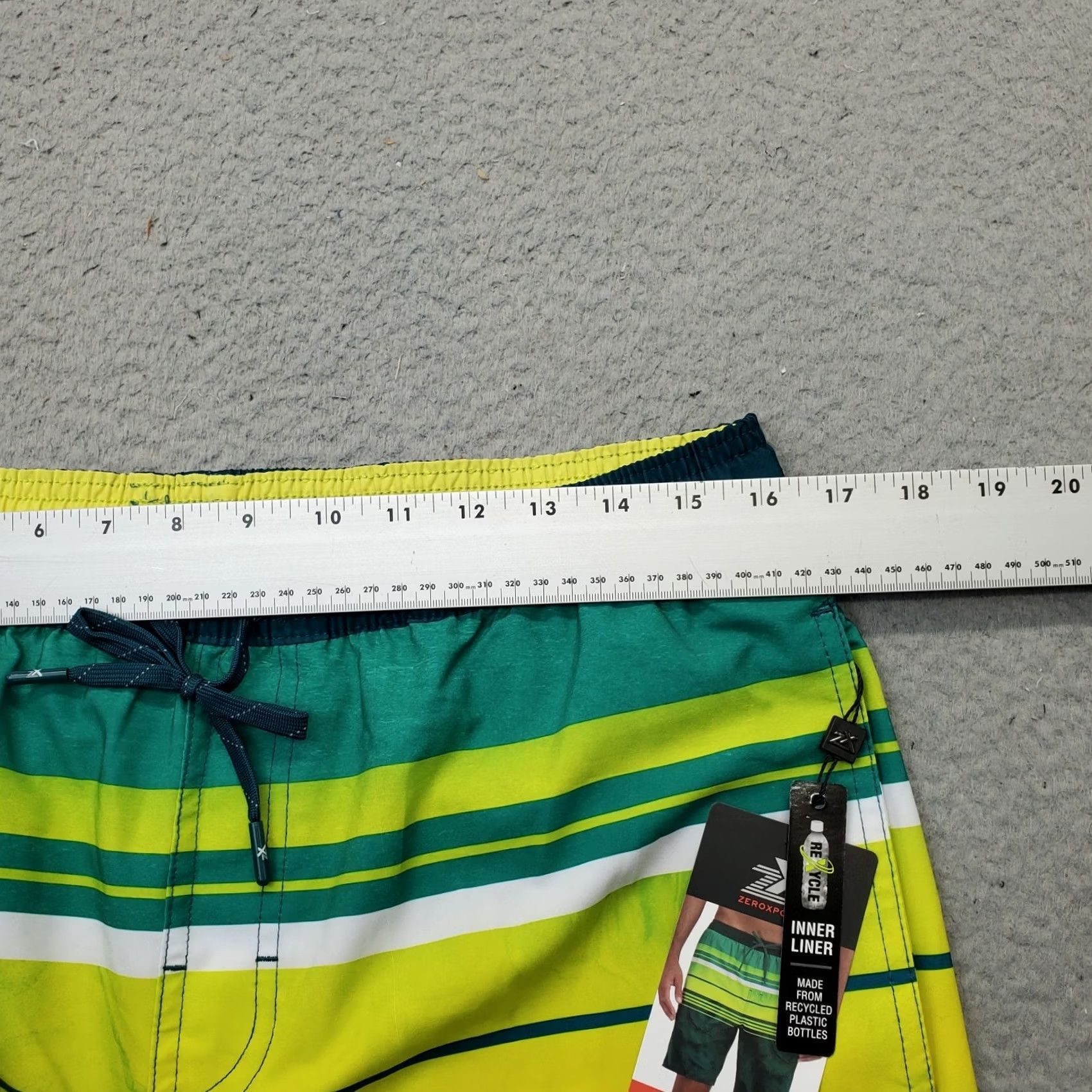 ZeroXposur ZeroXposur Swim Shorts Mens Medium Multi Striped Lined Drawstring Size US 31 - 3 Thumbnail