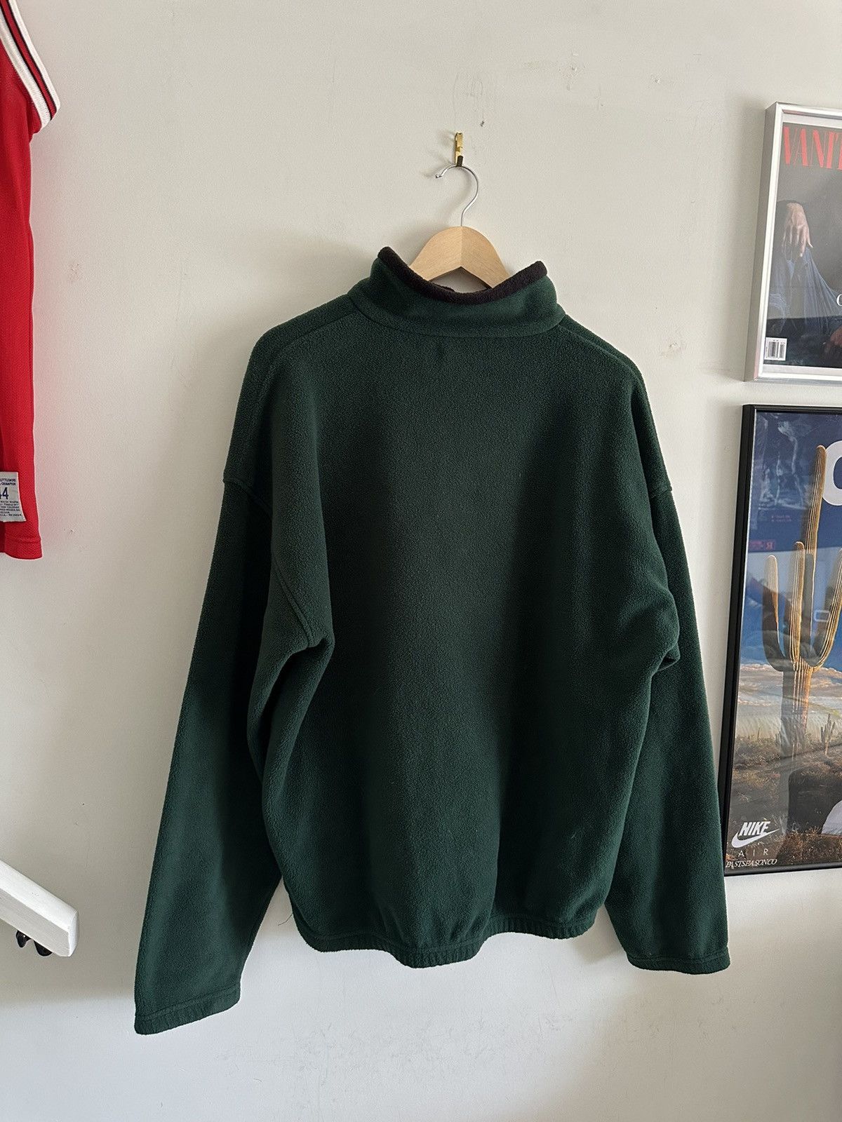 Vintage 90s vintage alaska forest green fleece Size US XL / EU 56 / 4 - 2 Thumbnail