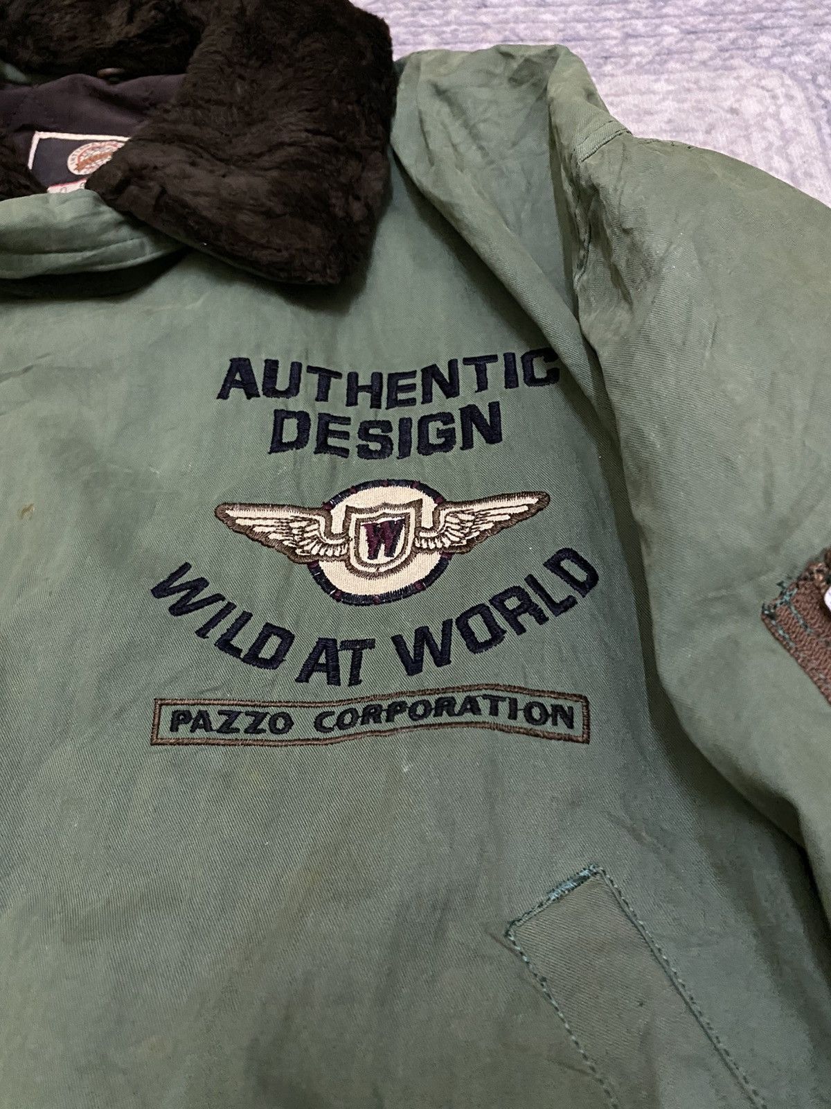 Pazzo VINTAGE PAZZO WILDERS BOMBER JACKET Size US L / EU 52-54 / 3 - 6 Thumbnail