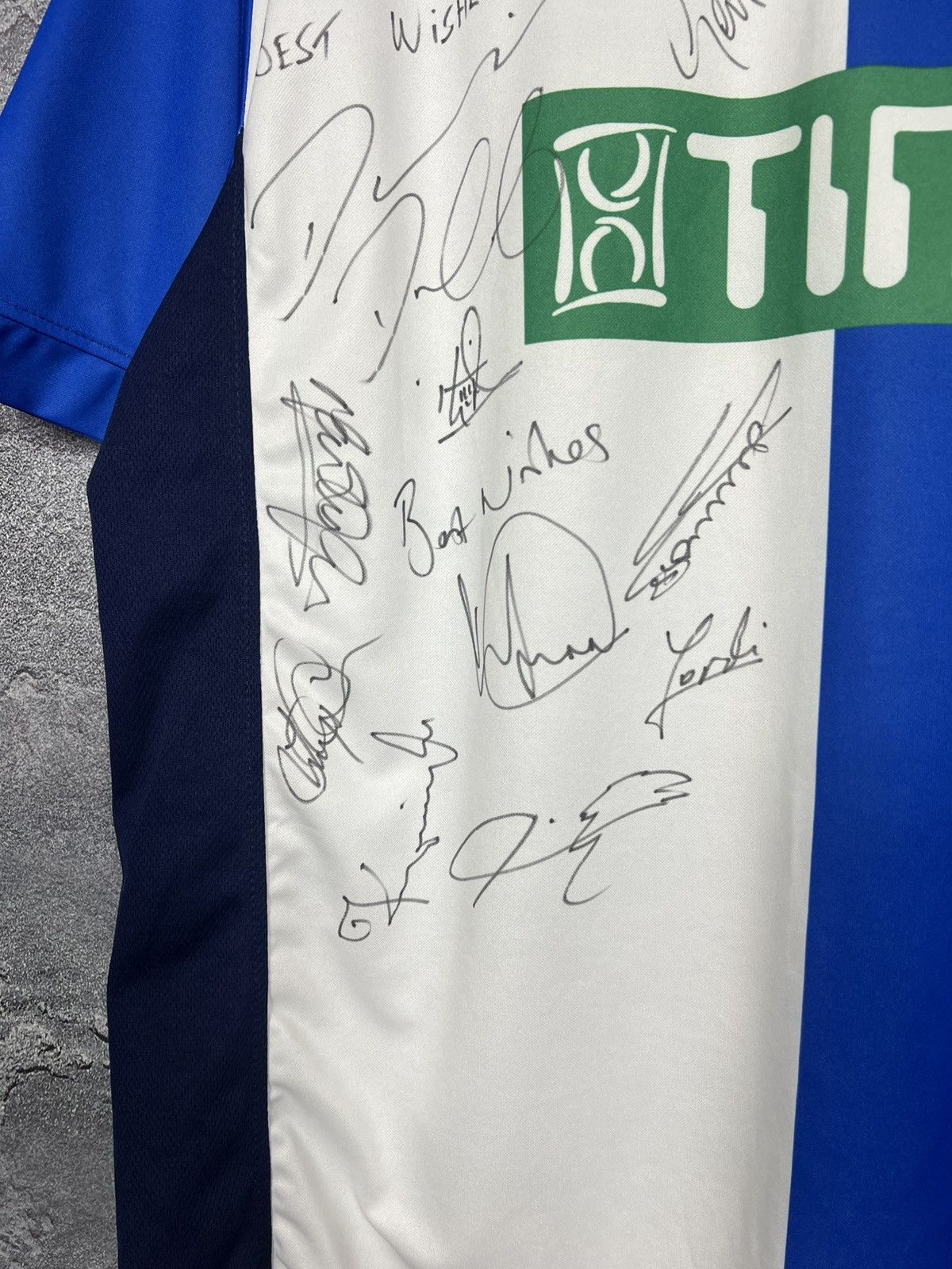Kappa Vintage 2000 Blackburn Rovers Kappa Signed Jersey Tshirt Kit Size US XXL / EU 58 / 5 - 8 Thumbnail