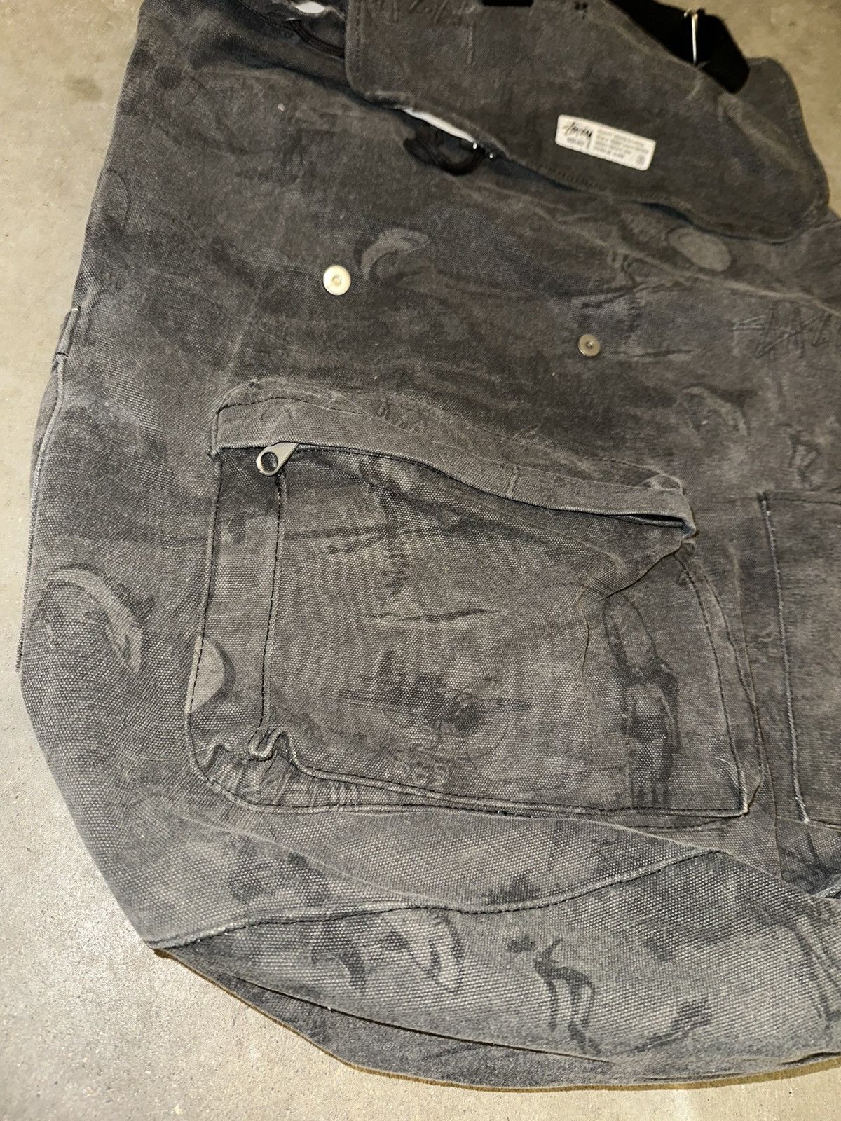 Black Sheep × Stussy Stussy x Black Sheep Squad Back Pack Canvas Duffle Grail Size ONE SIZE - 4 Thumbnail