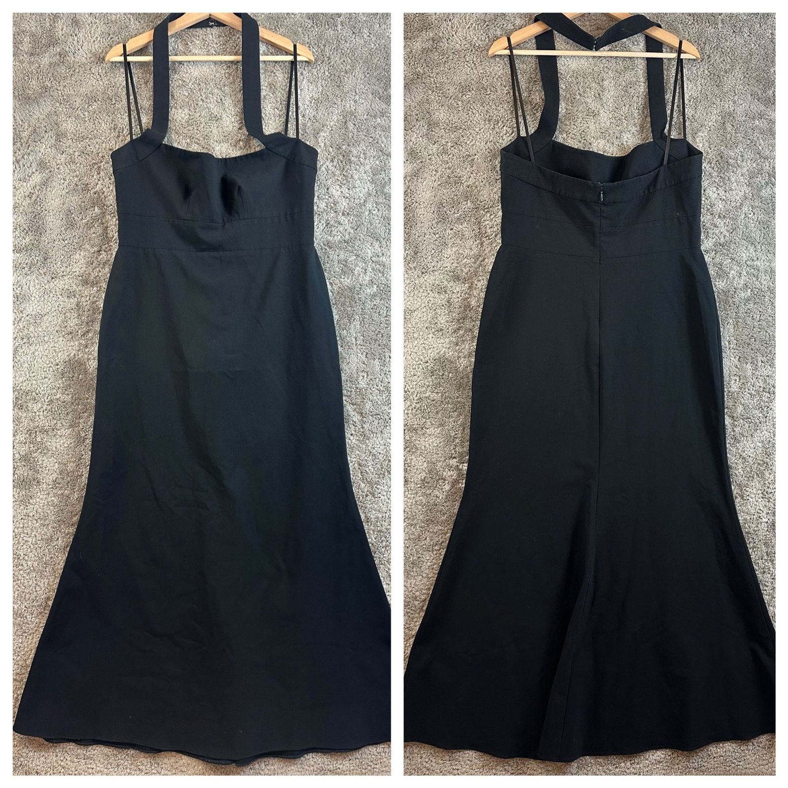 Jil Stuart Jill Stuart Black Tie Halter Trumpet Mermaid Dress Gown 14 Size XL / US 12-14 / IT 48-50 - 1 Thumbnail
