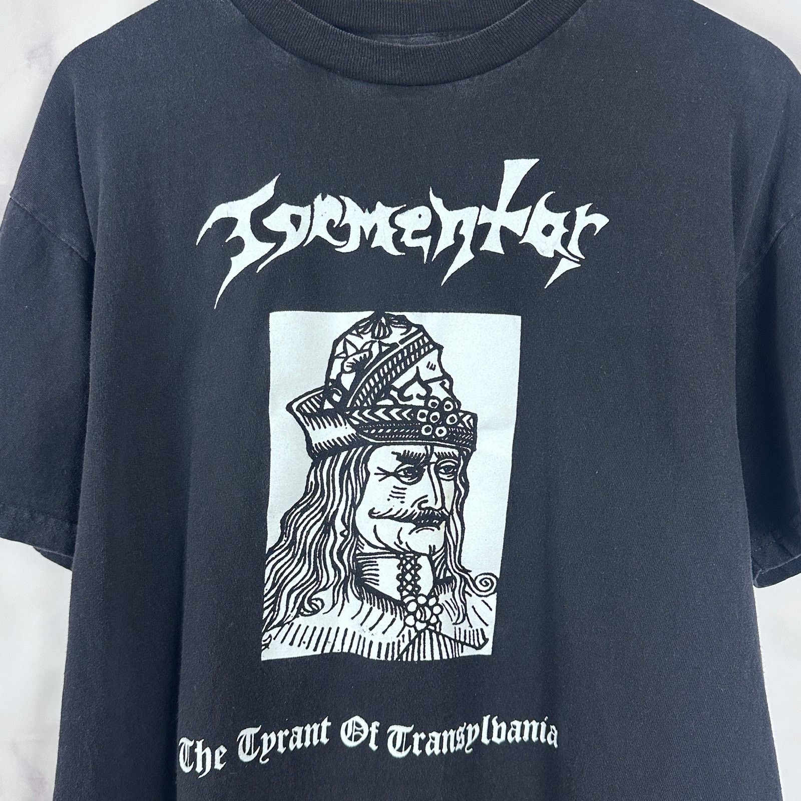 Vintage Tormentor Tyrant of Transylvania OG VARI Black Band Tee Size US L / EU 52-54 / 3 - 2 Thumbnail