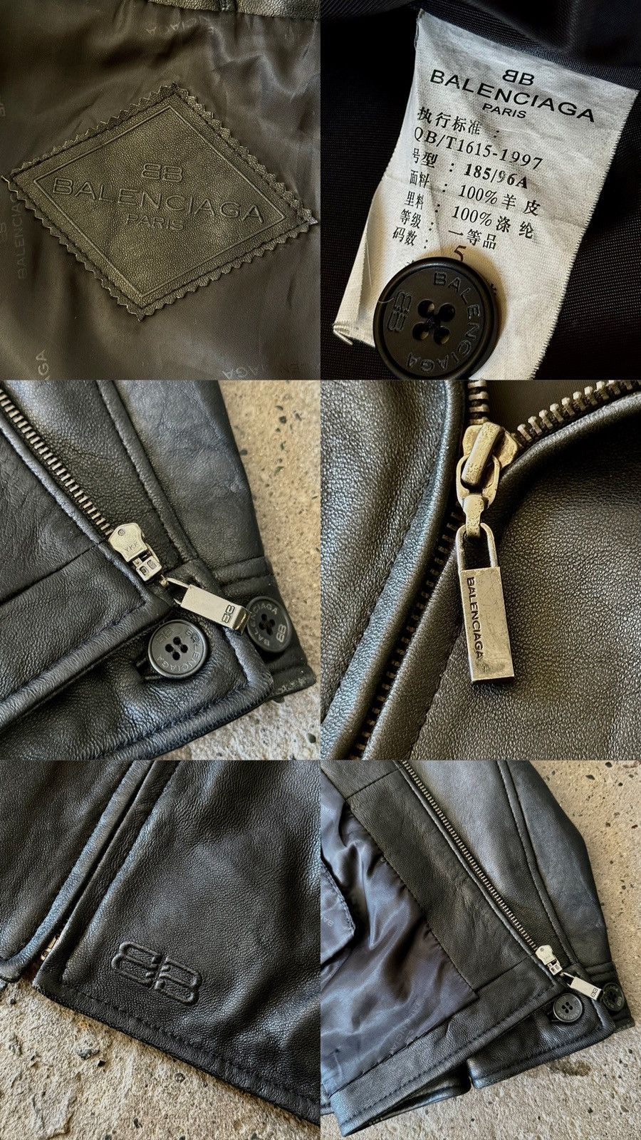 Balenciaga Balenciaga - 1997 - Nicolas Ghesquière-Zip Up Leather Jacket Size US L / EU 52-54 / 3 - 19 Thumbnail