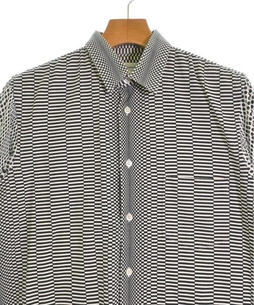Comme des Garcons SHIRT Shirt allover pattern cotton long sleeve button White Black Size US M / EU 48-50 / 2 - 4 Thumbnail