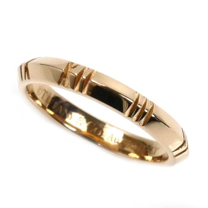 Tiffany & Co. Tiffany & Co Tiffany&Co. Atlas X Closed Narrow Au750 Ring Metal Ring Size ONE SIZE - 1 Thumbnail